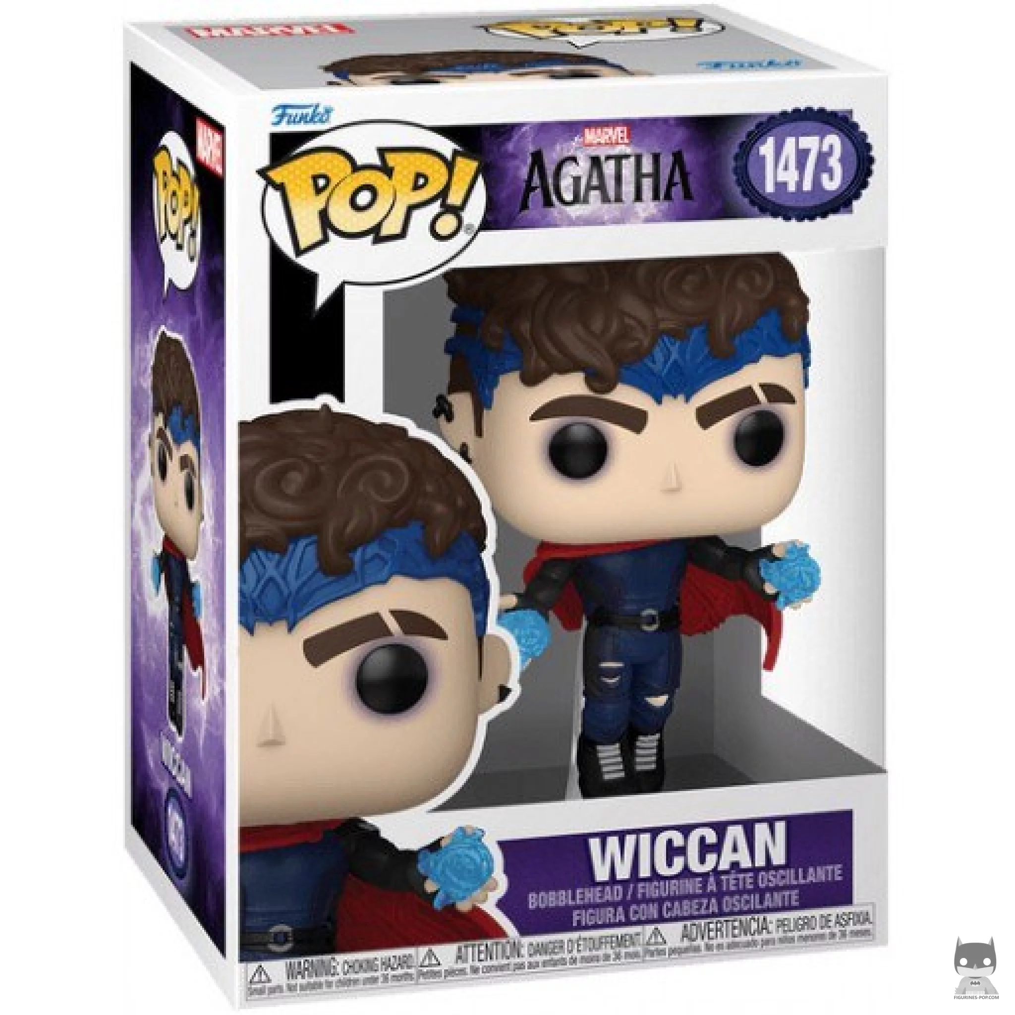 Wiccan Funko Pop! figure in its box