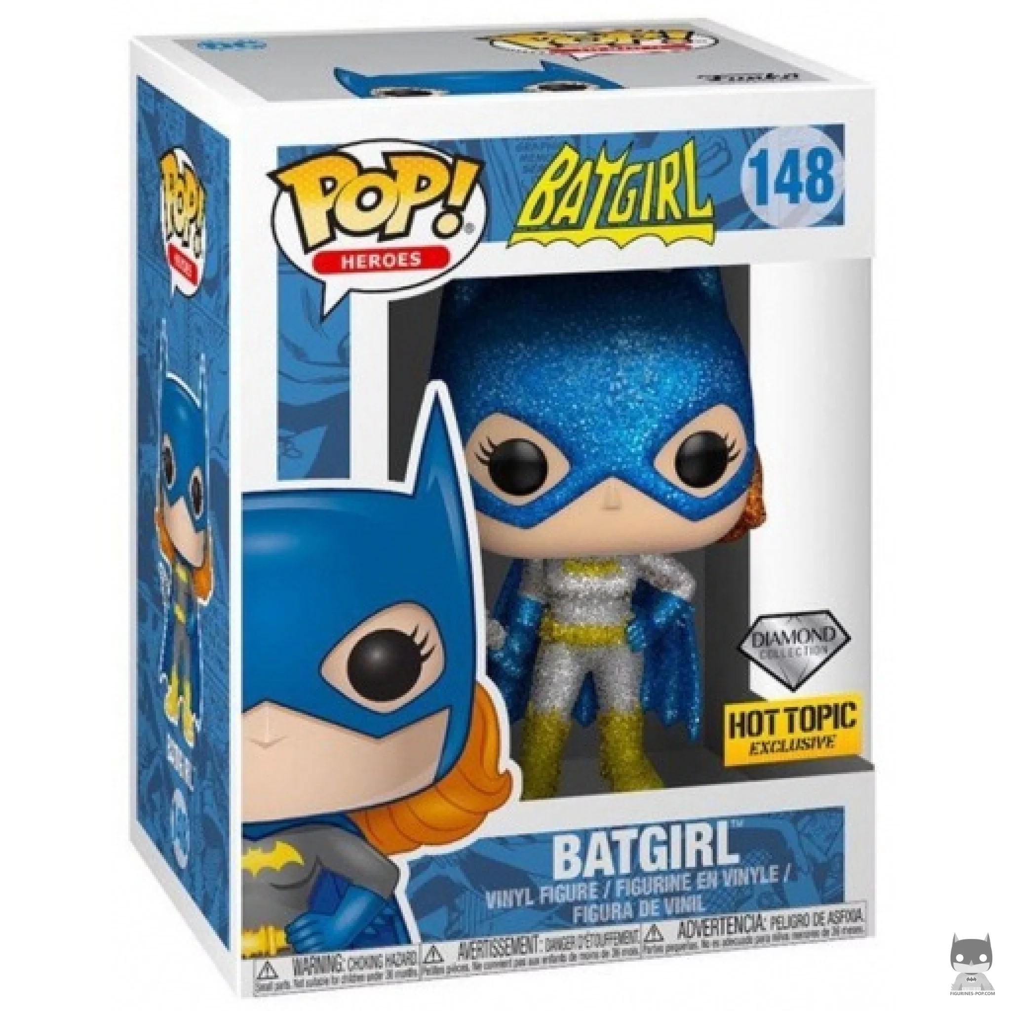 Batgirl (Diamond Glitter) Funko Pop! figure in its box