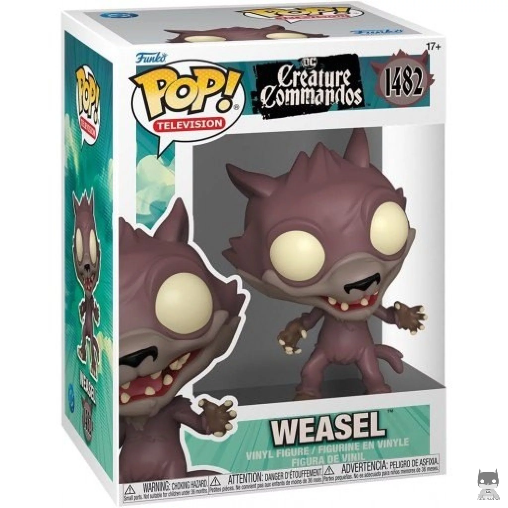 Weasel Funko Pop! figure in its box