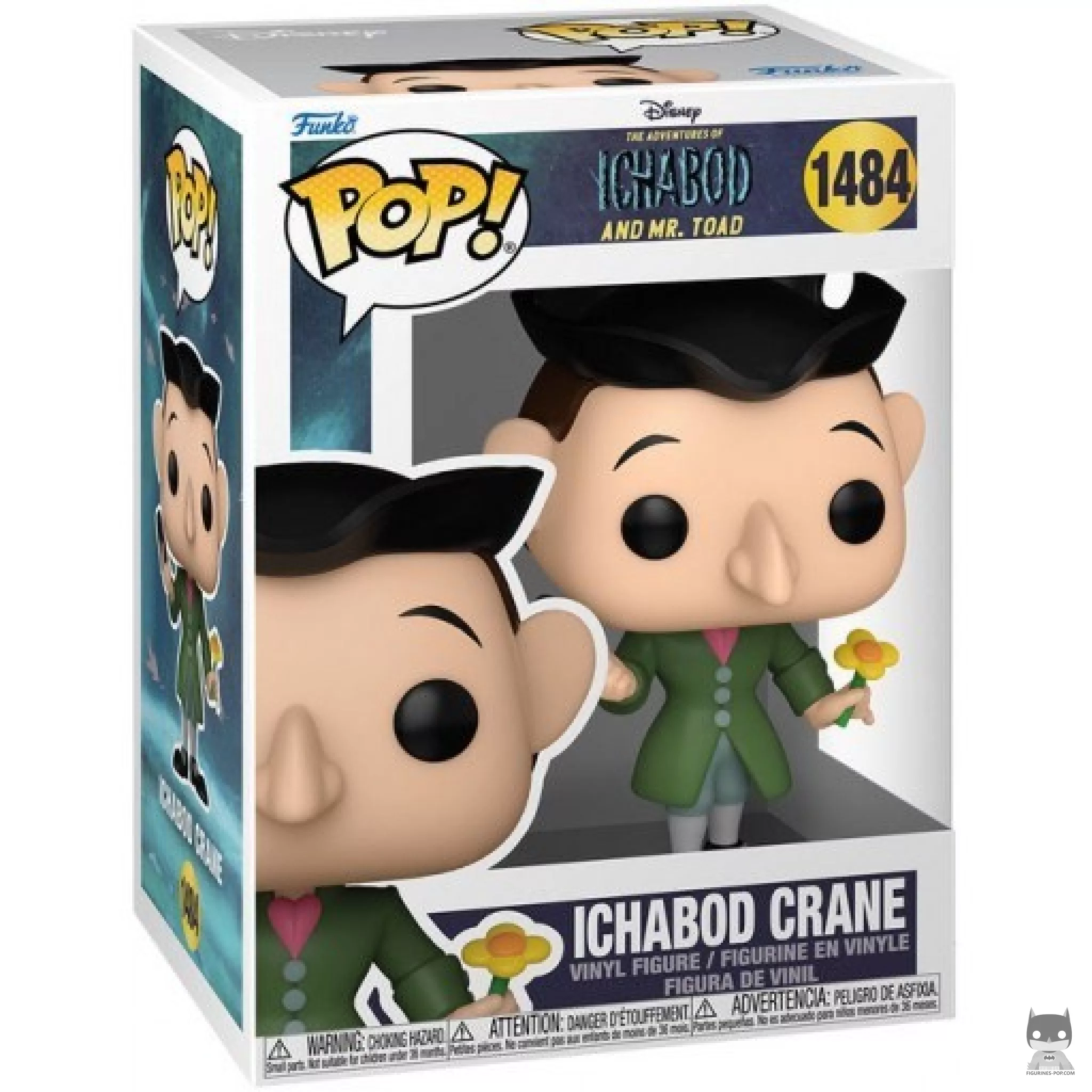 Ichabod Crane Funko Pop! figure in its box