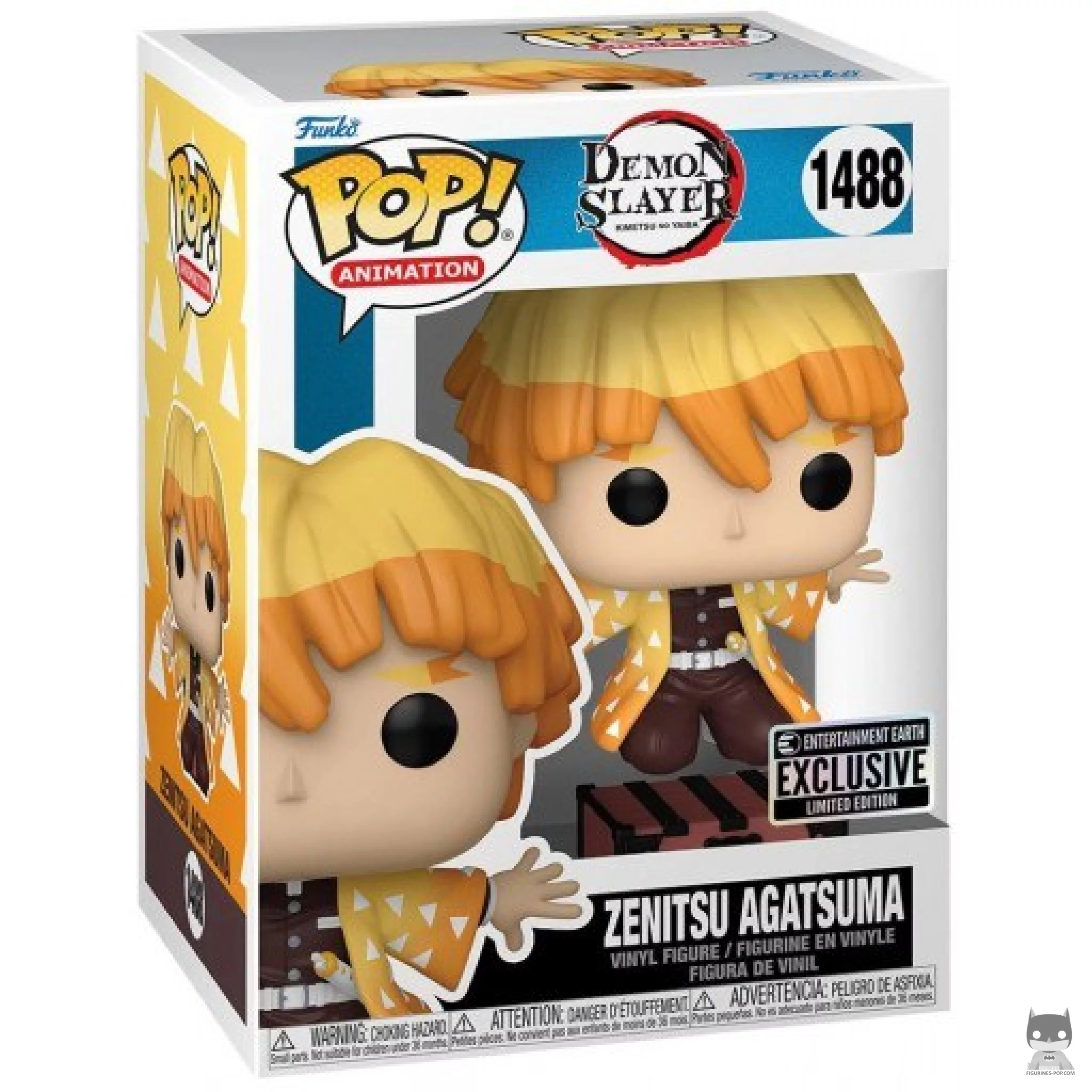 Zenitsu Agatsuma Funko Pop! figure in its box