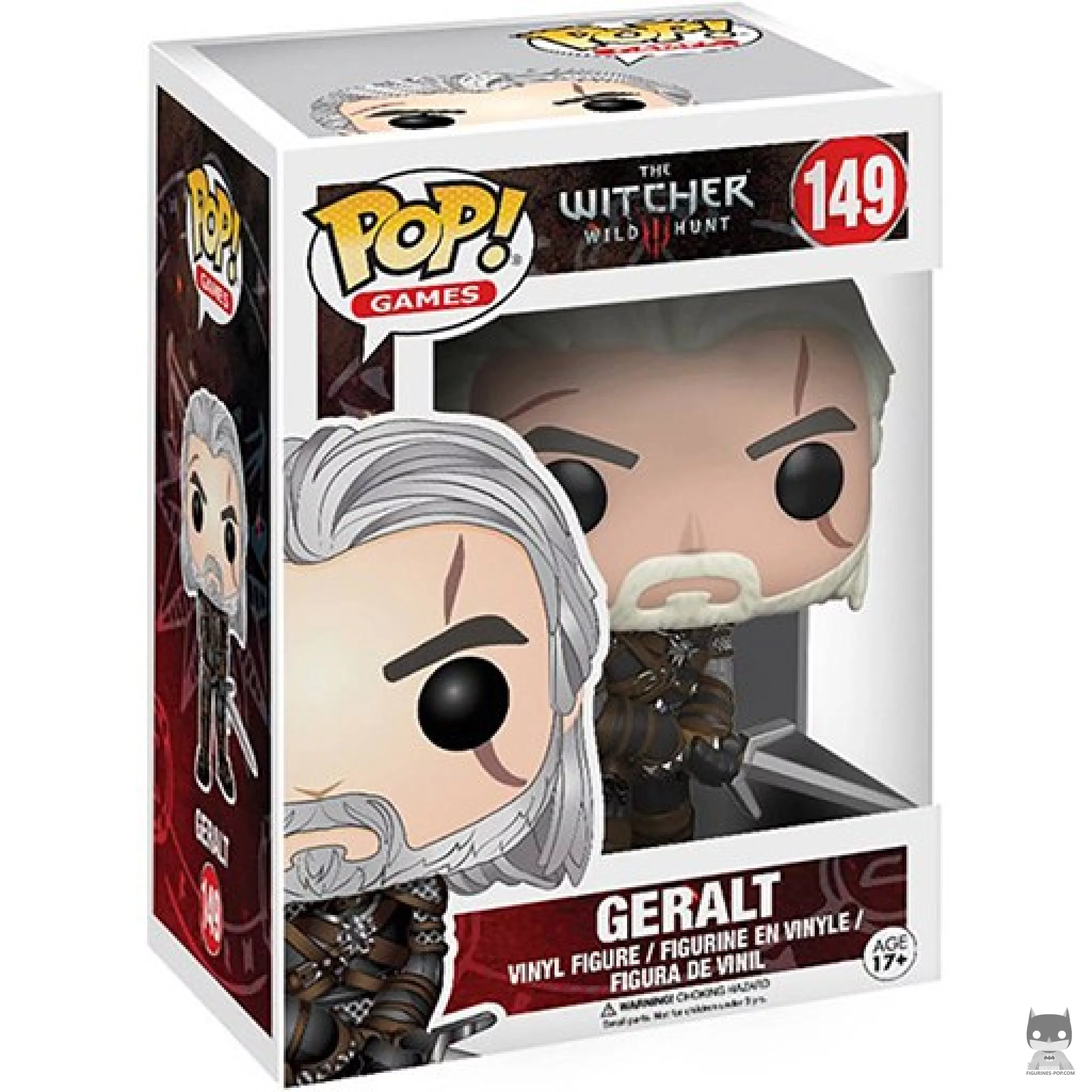 Geralt Funko Pop! figure in its box