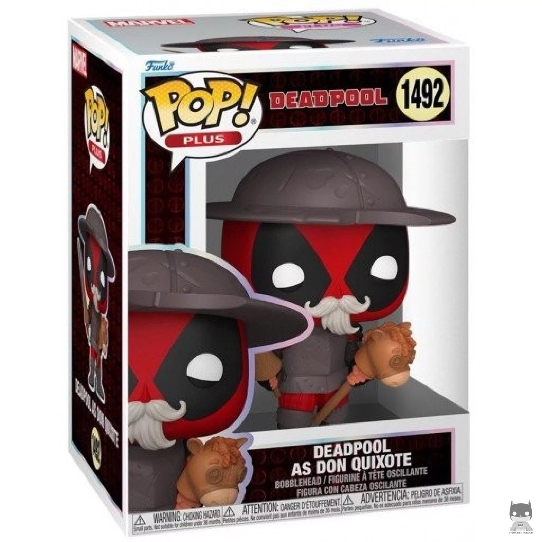 Deadpool as Don Quixote Funko Pop! figure in its box