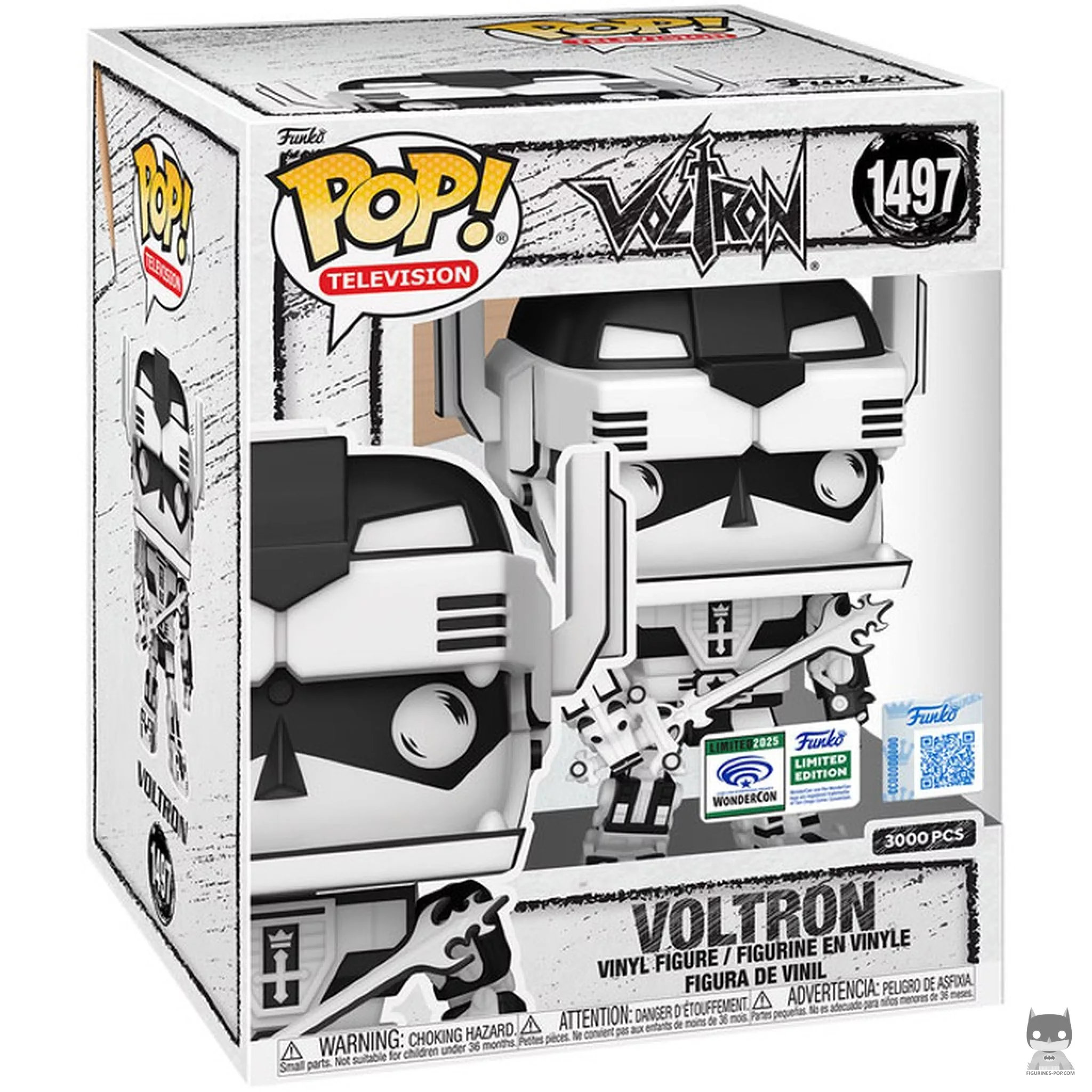 Voltron Funko Pop! figure in its box