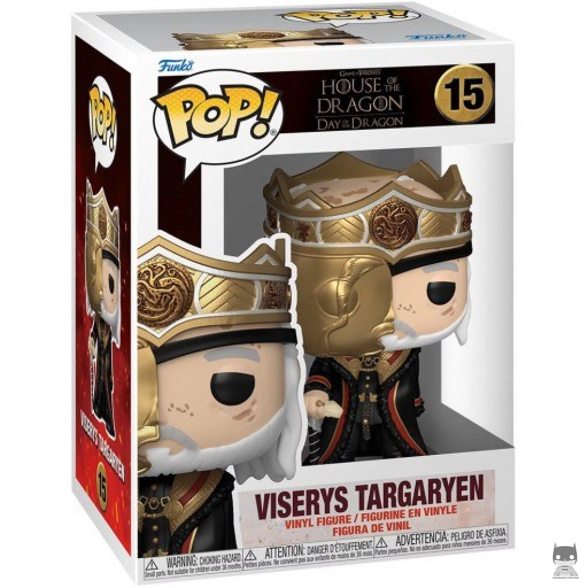 Viserys Targaryen Funko Pop! figure in its box