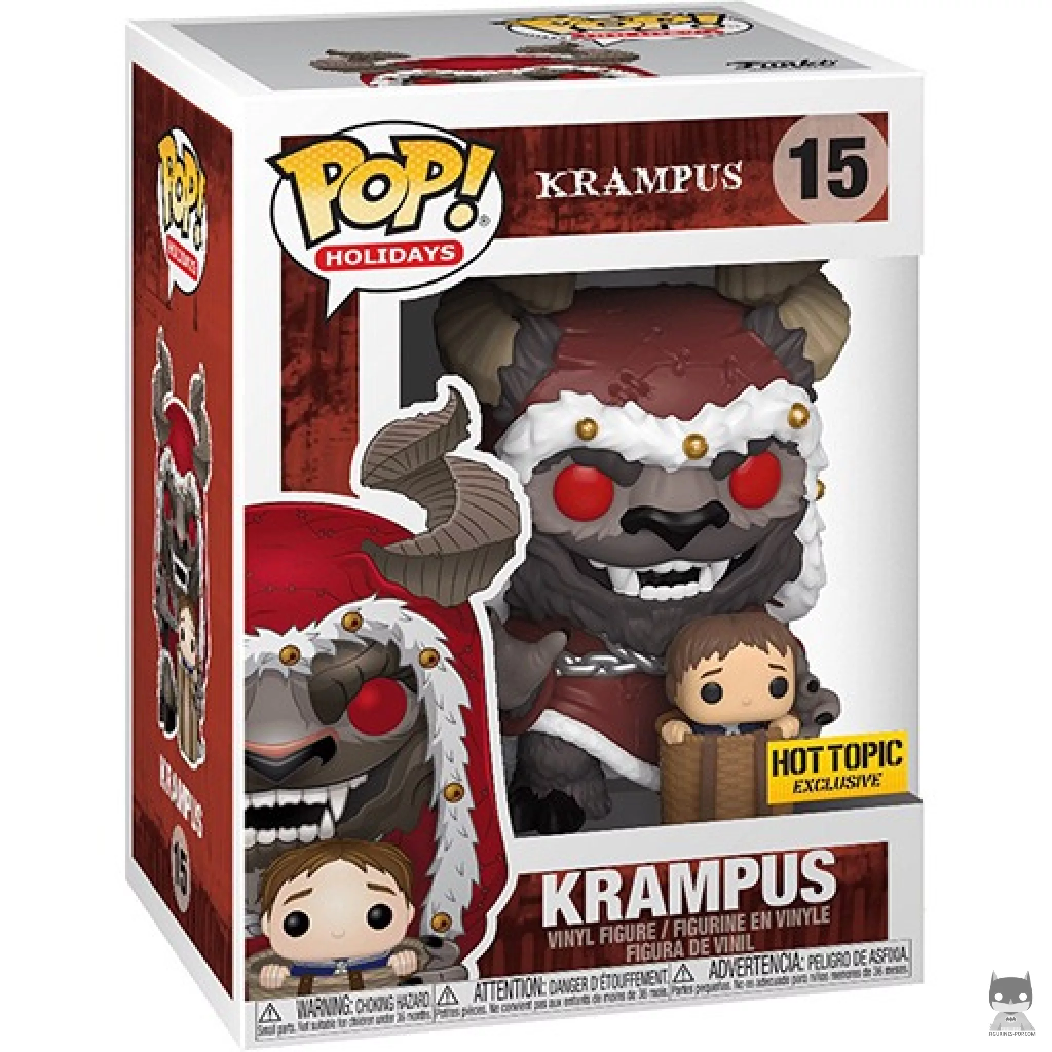 Krampus Funko Pop! figure in its box
