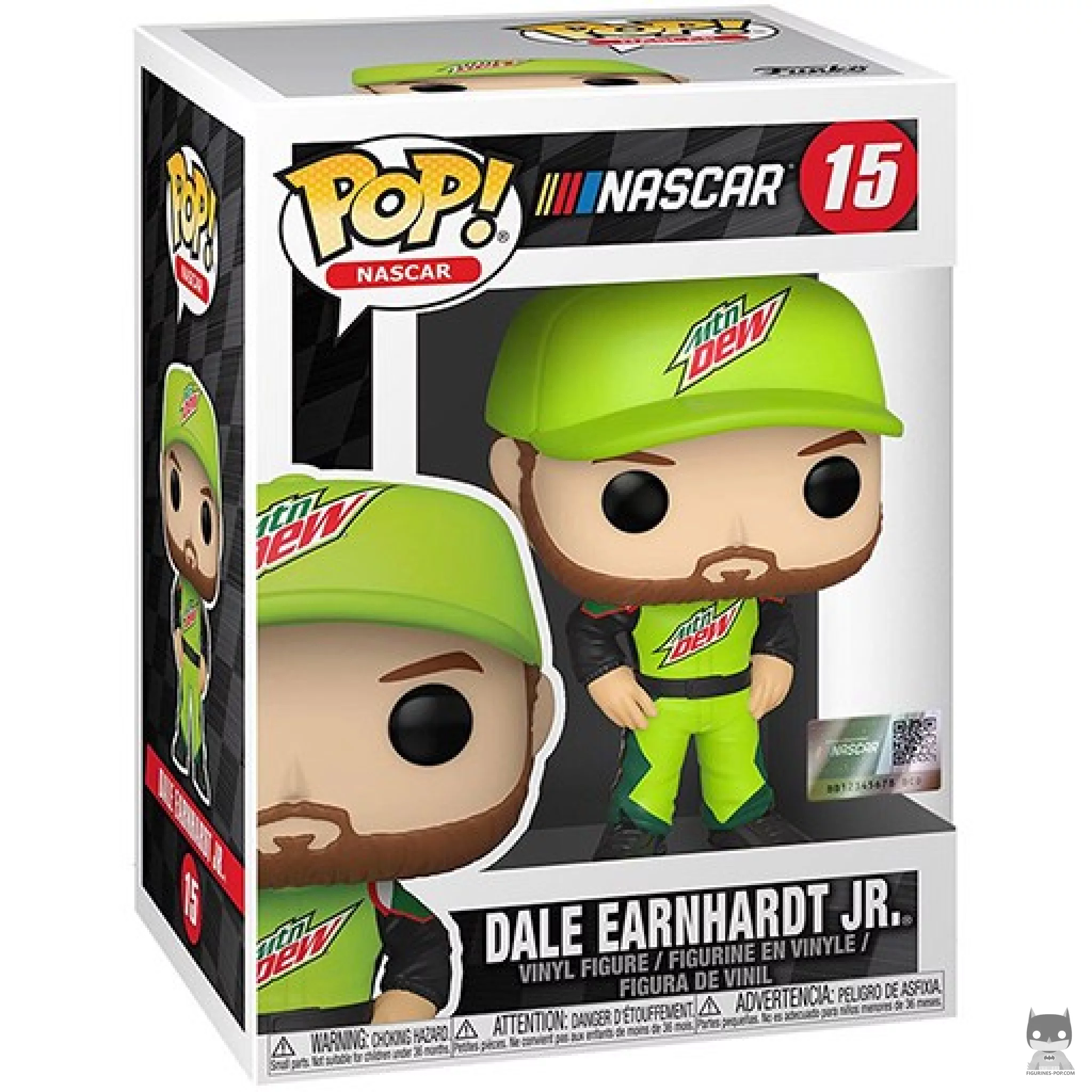 Dale Earnhardt Jr Funko Pop! figure in its box