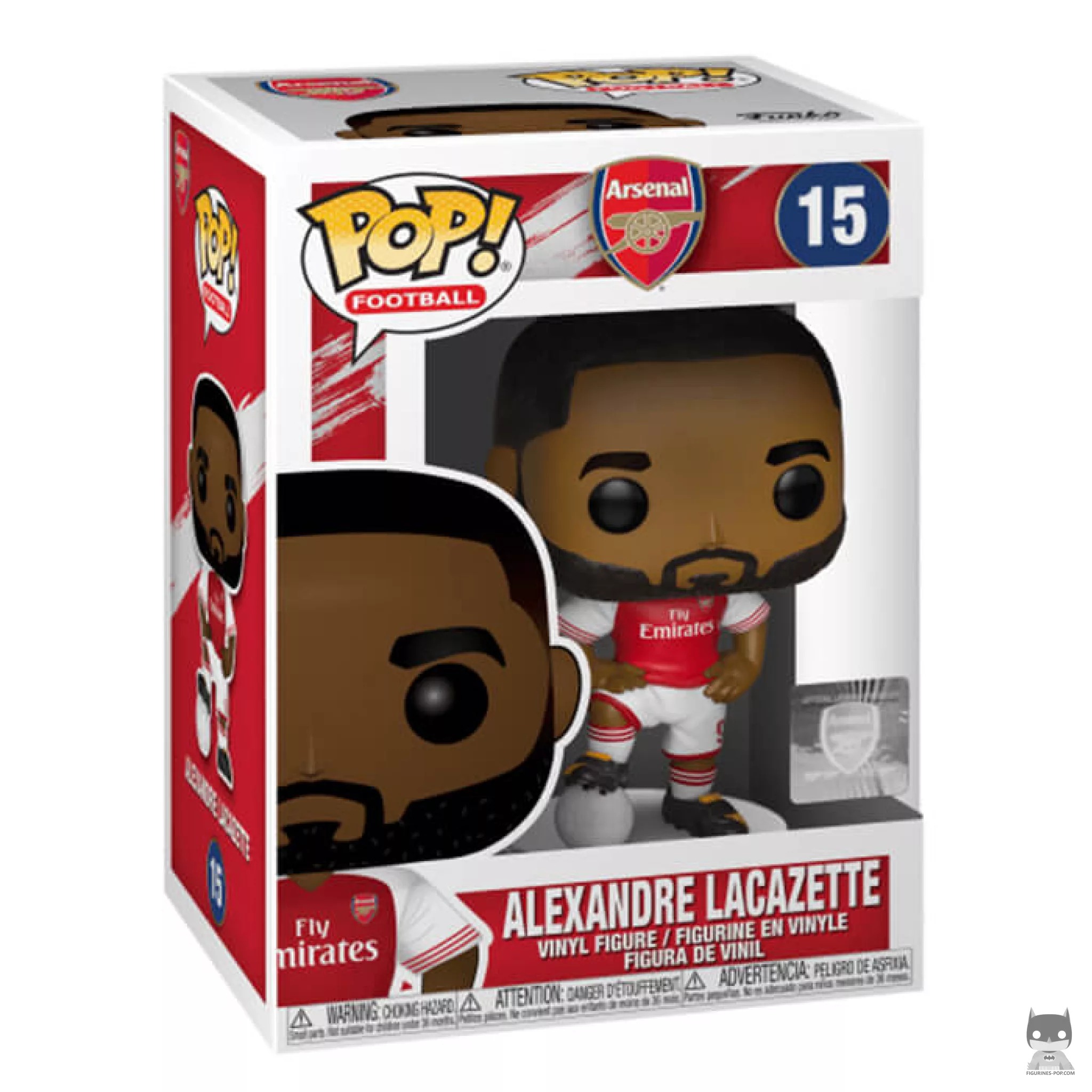 Alexandre Lacazette (Arsenal) Funko Pop! figure in its box