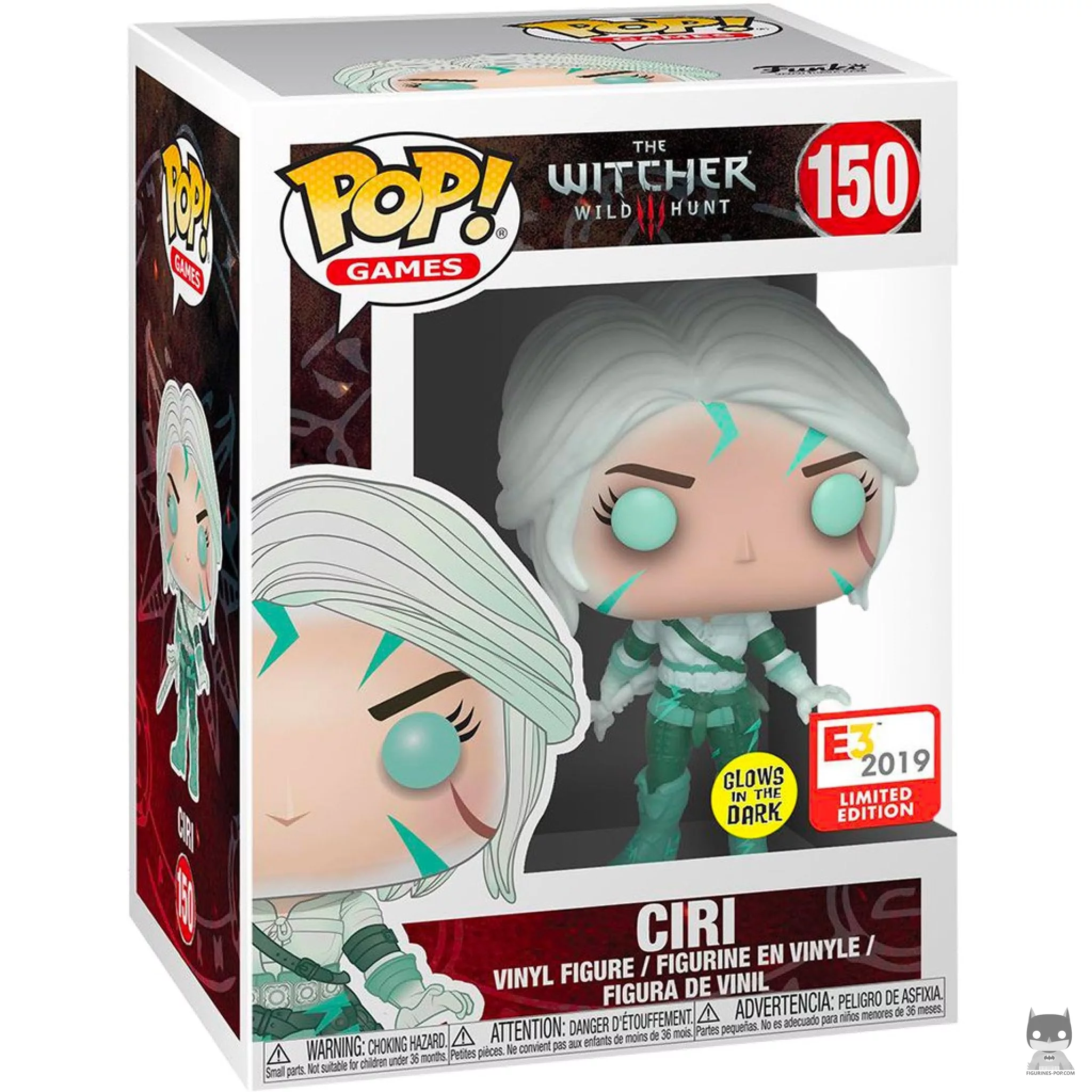 Ciri Funko Pop! figure in its box