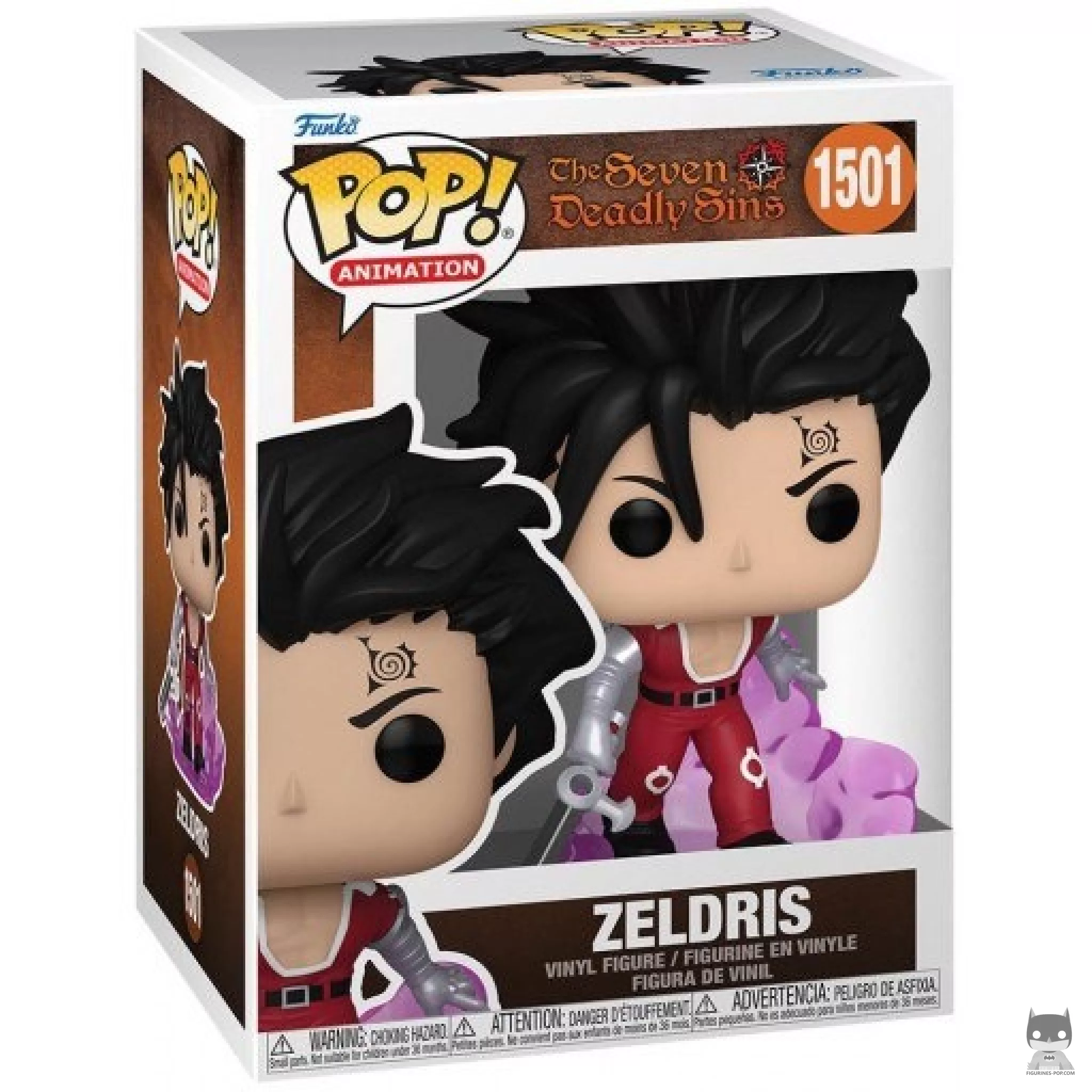 Zeldris Funko Pop! figure in its box