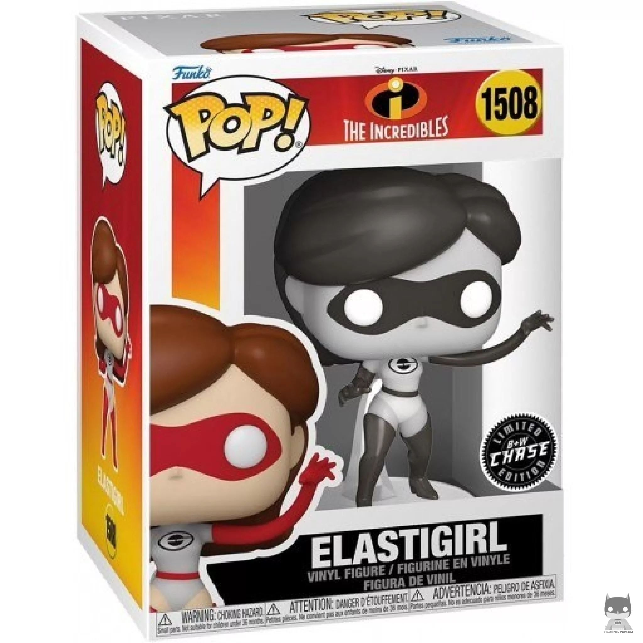 Elastigirl (Chase & Black & White) Funko Pop! figure in its box