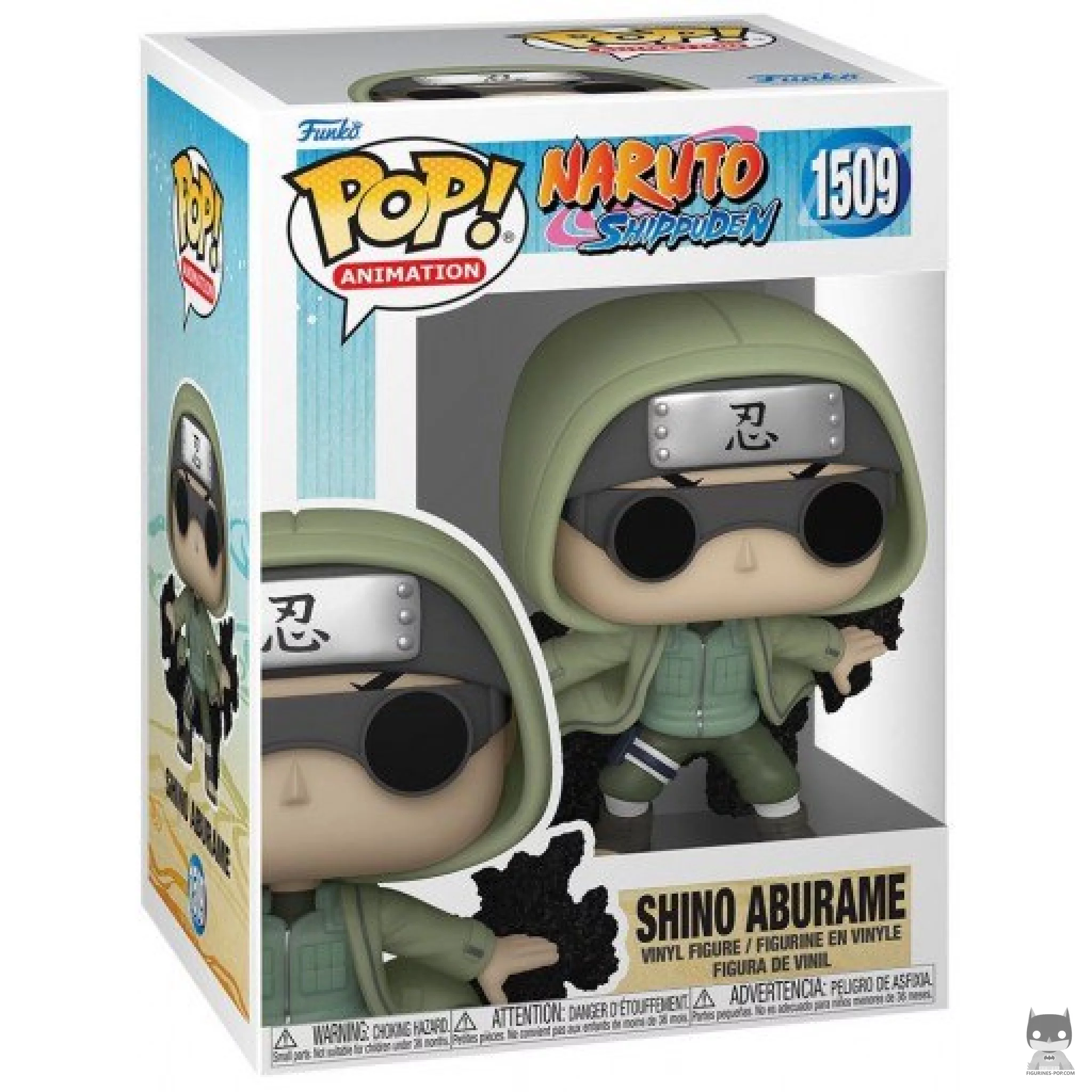 Shino Aburame Funko Pop! figure in its box