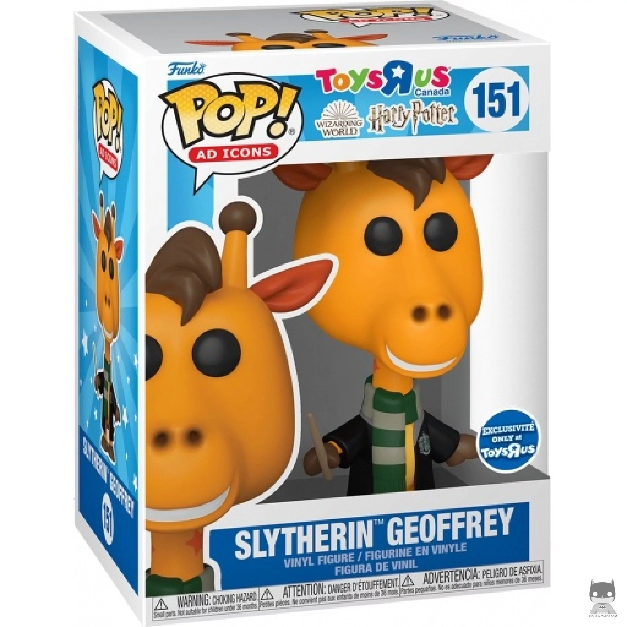 Slytherin Geoffrey Funko Pop! figure in its box