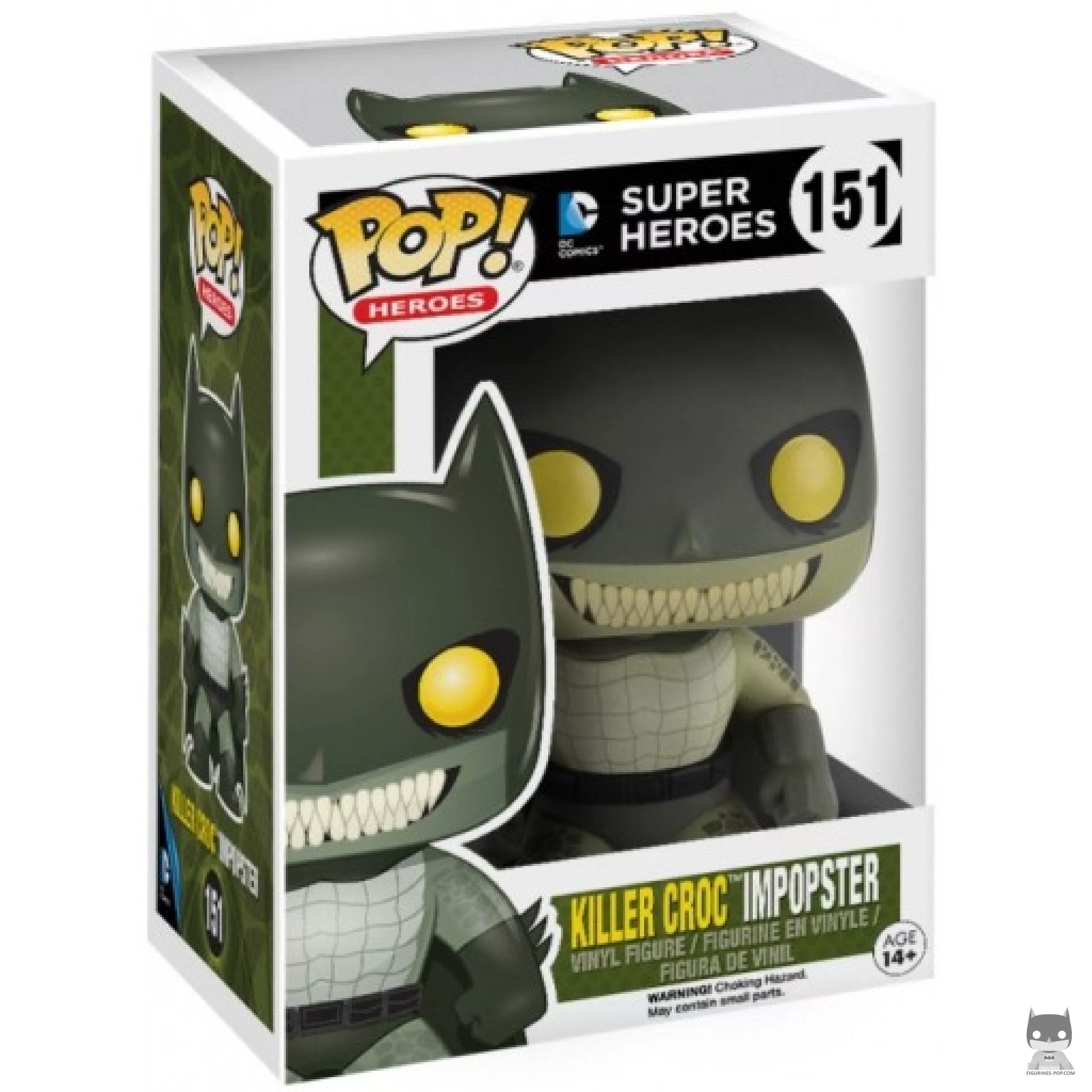 Killer Croc Impostor Batman Funko Pop! figure in its box