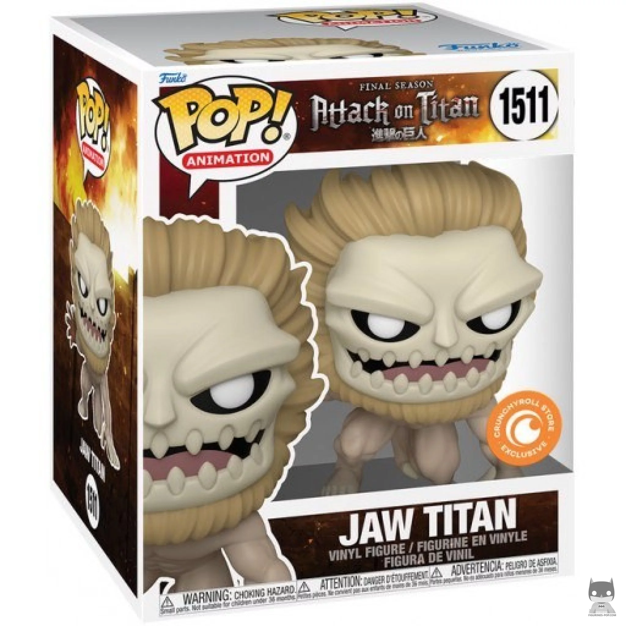 Jaw Titan (Supersized) Funko Pop! figure in its box