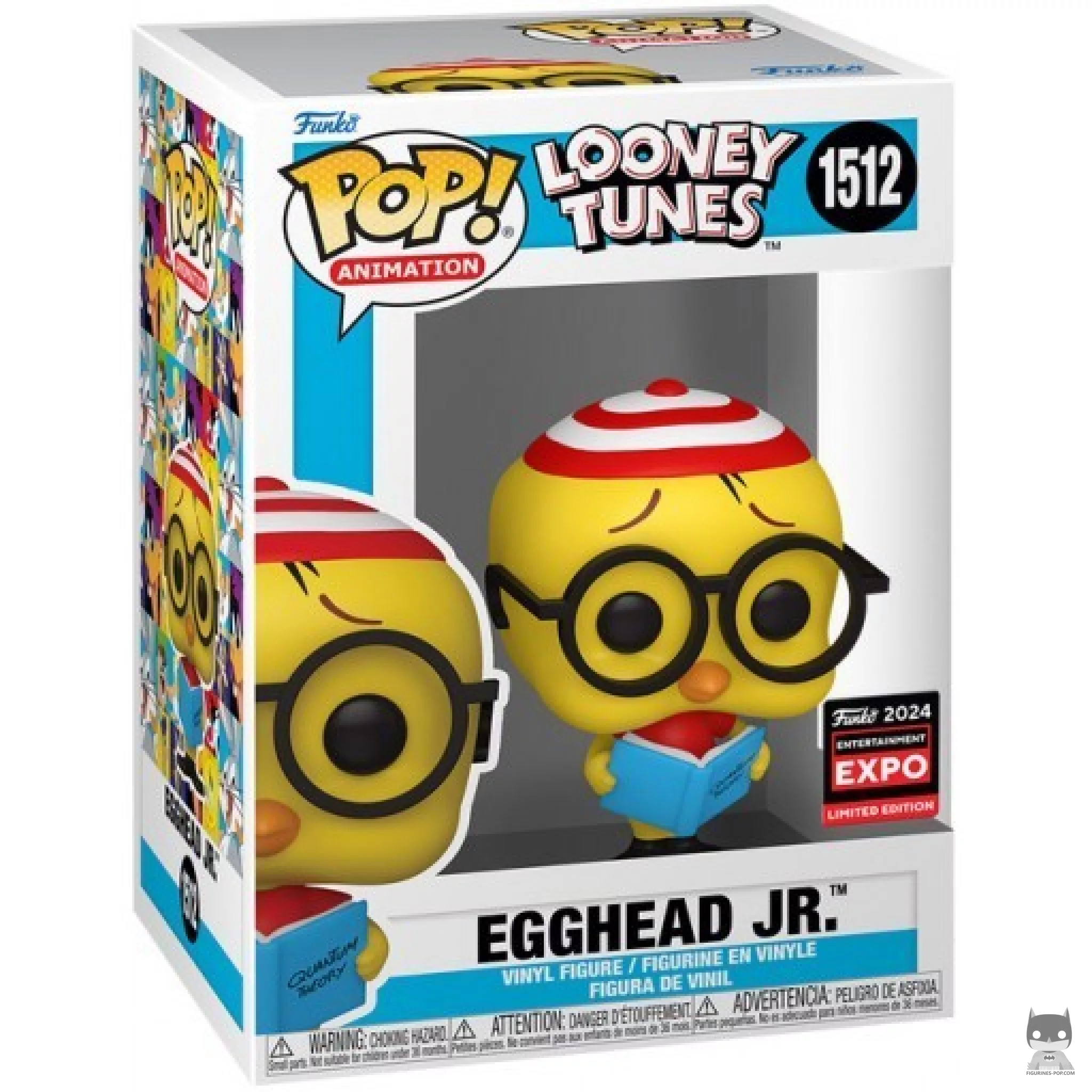 Egghead Jr. Funko Pop! figure in its box