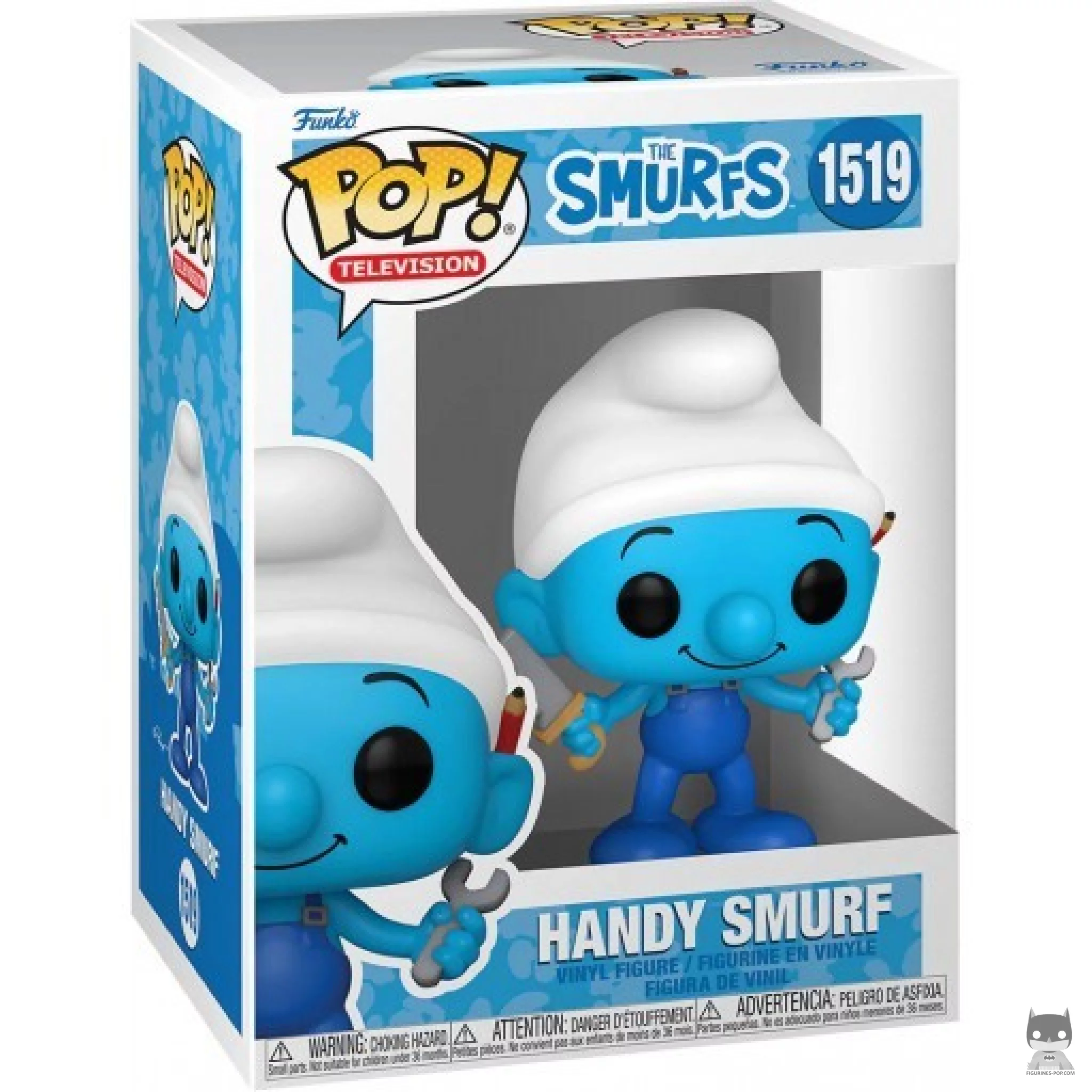 Handy Smurf Funko Pop! figure in its box