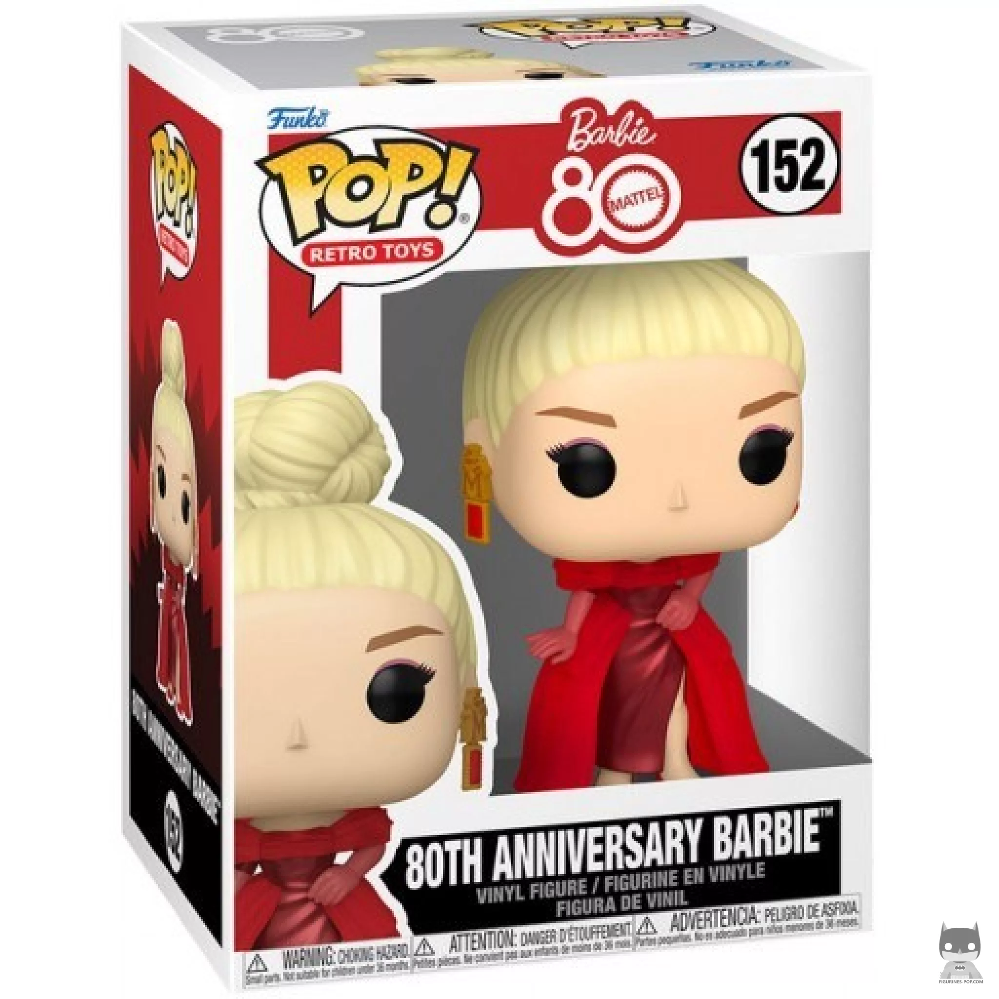 80th Anniversary Barbie Funko Pop! figure in its box