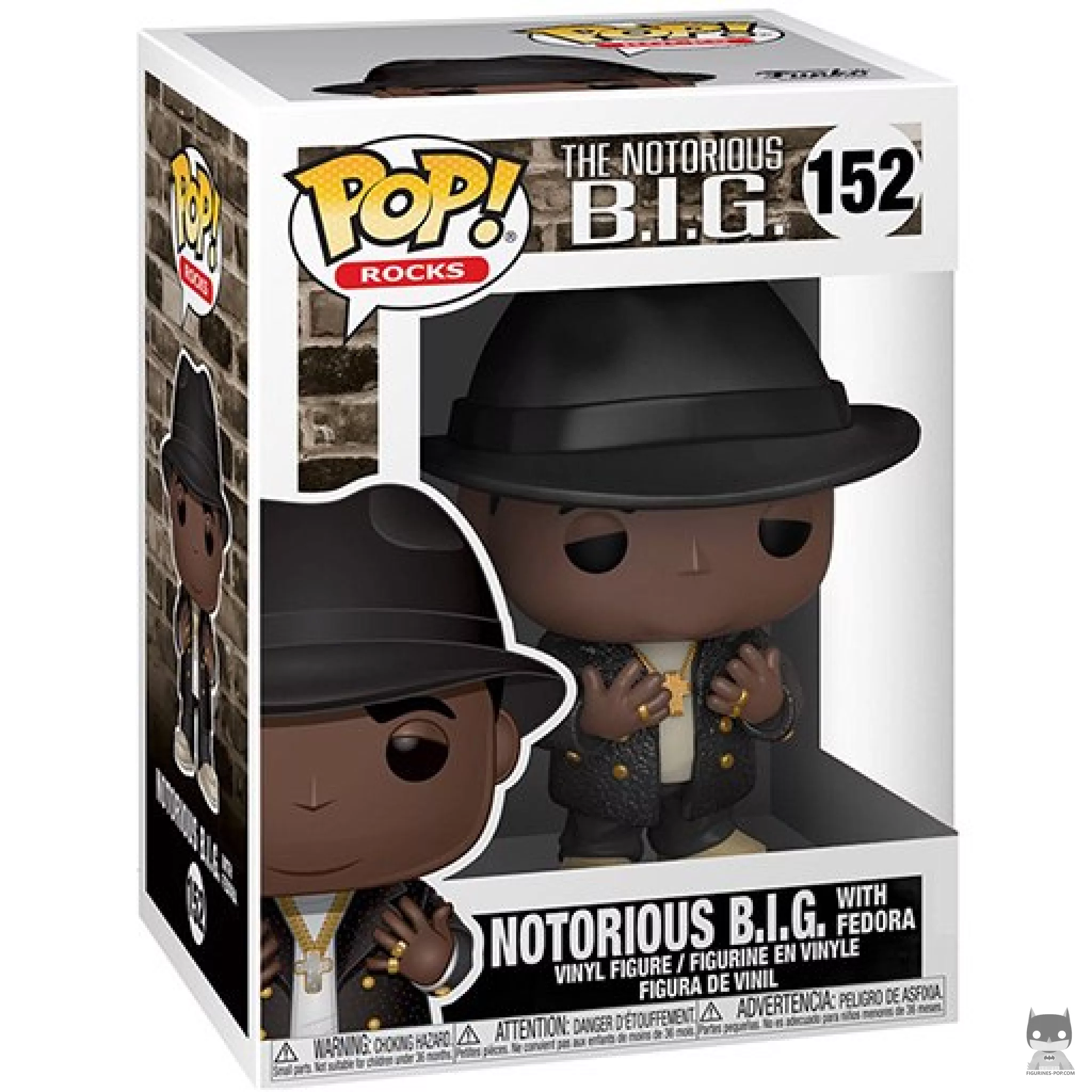 Notorious B.I.G Funko Pop! figure in its box