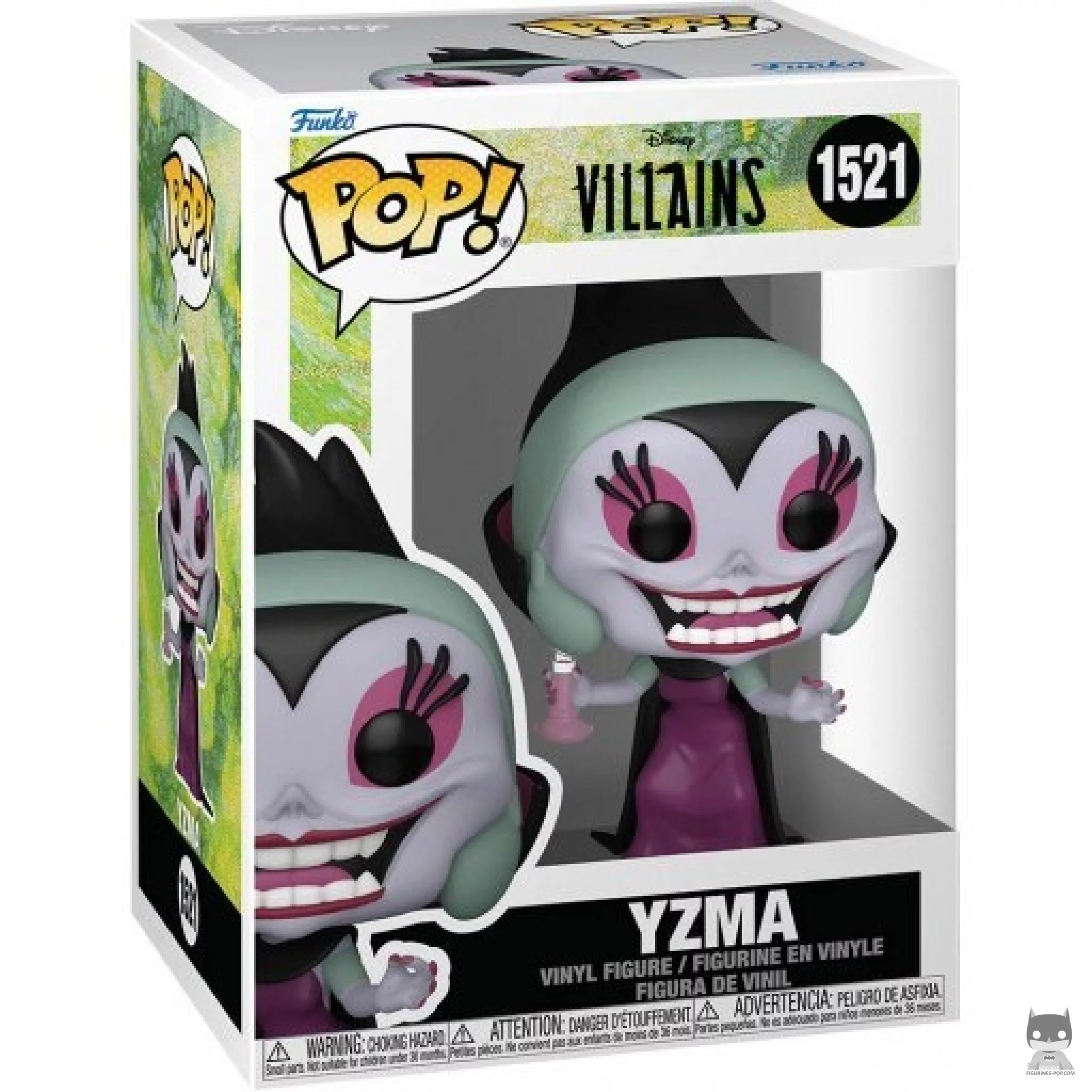 Yzma Funko Pop! figure in its box