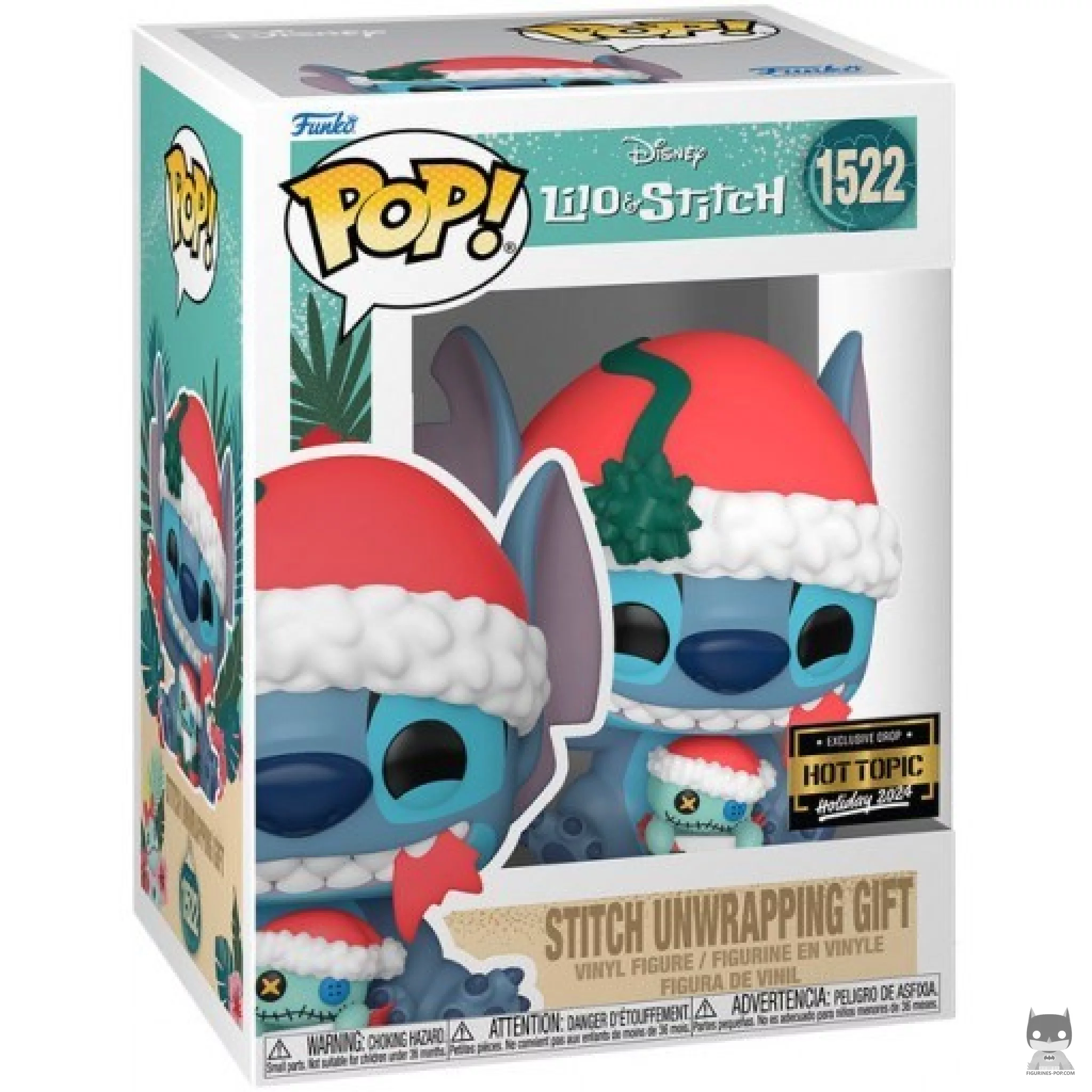 Stitch Unwrapping Gift Funko Pop! figure in its box