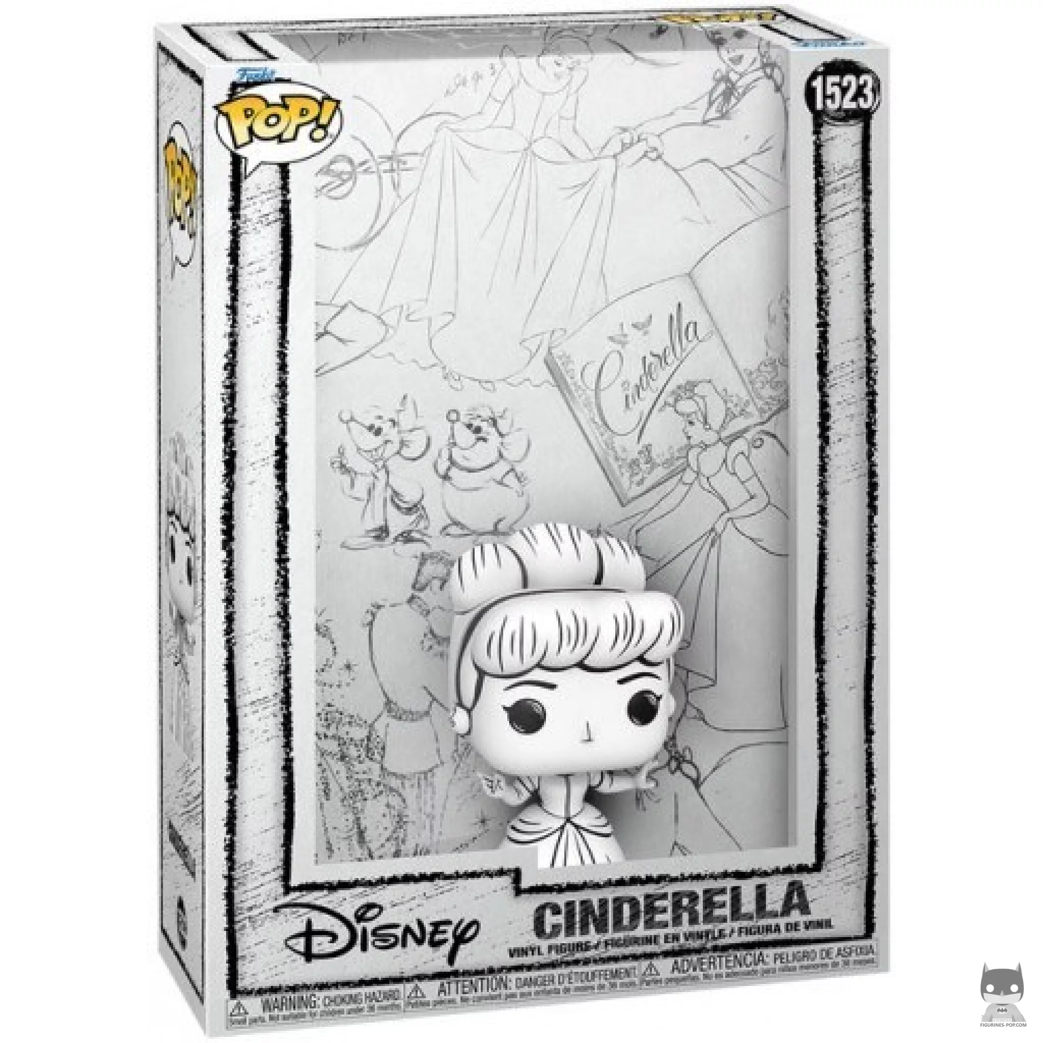 Cinderella (Sketched) Funko Pop! figure in its box