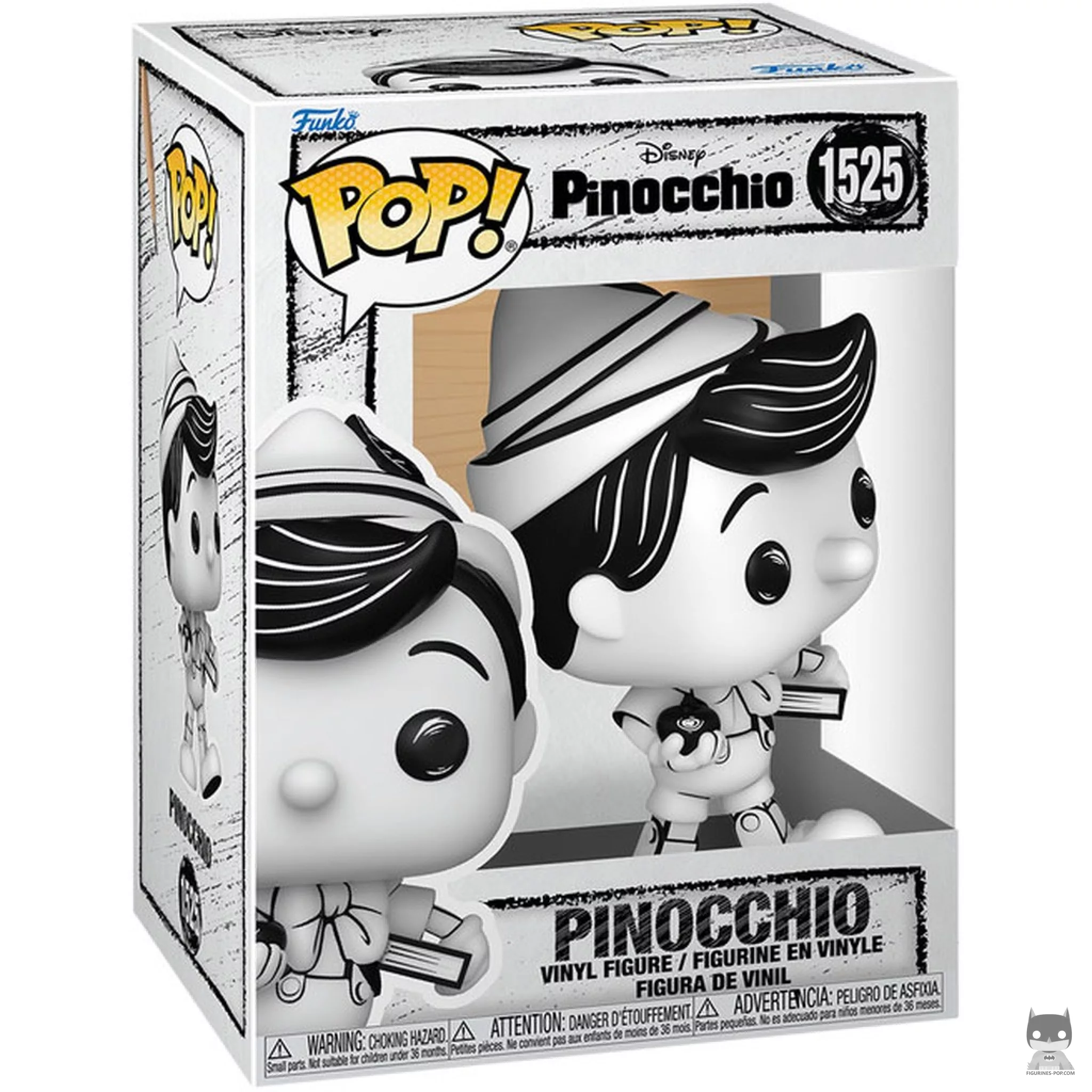 Pinocchio (Sketched) Funko Pop! figure in its box