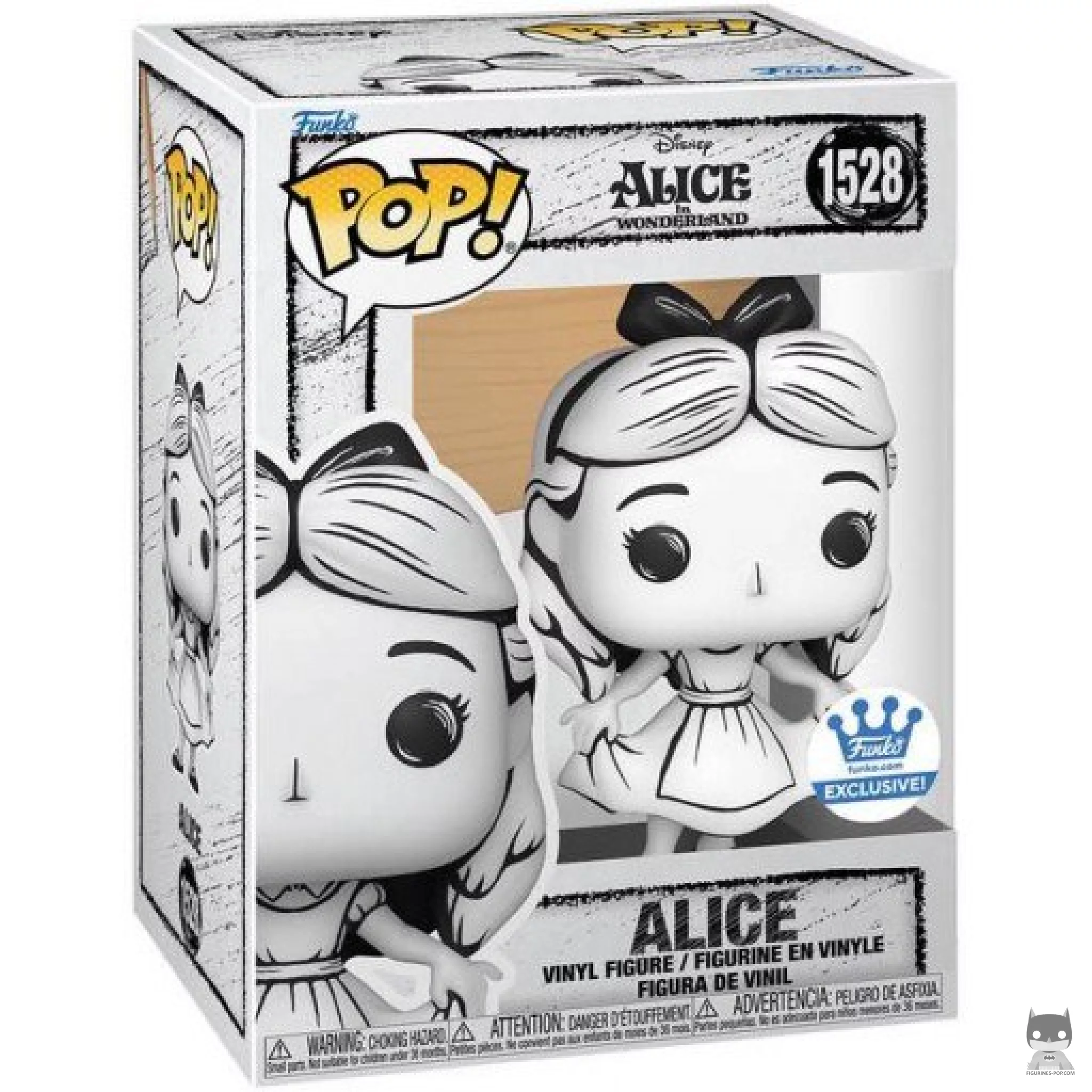 Alice (Sketched) Funko Pop! figure in its box