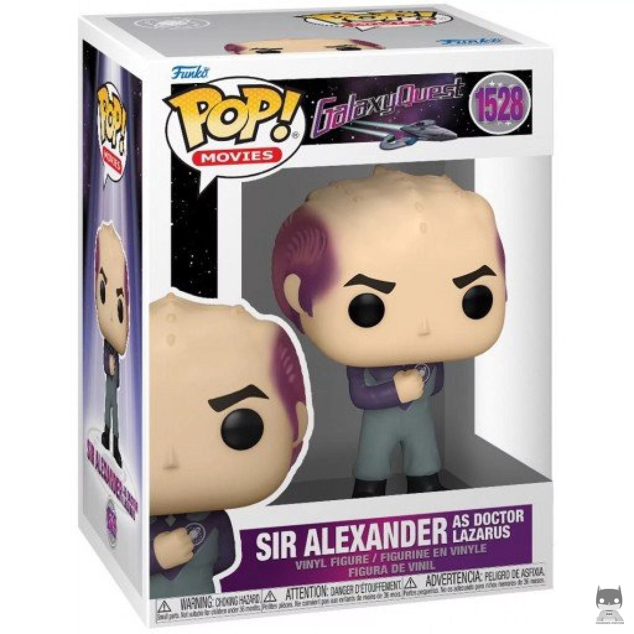 Sir Alexander as Doctor Lazarus Funko Pop! figure in its box
