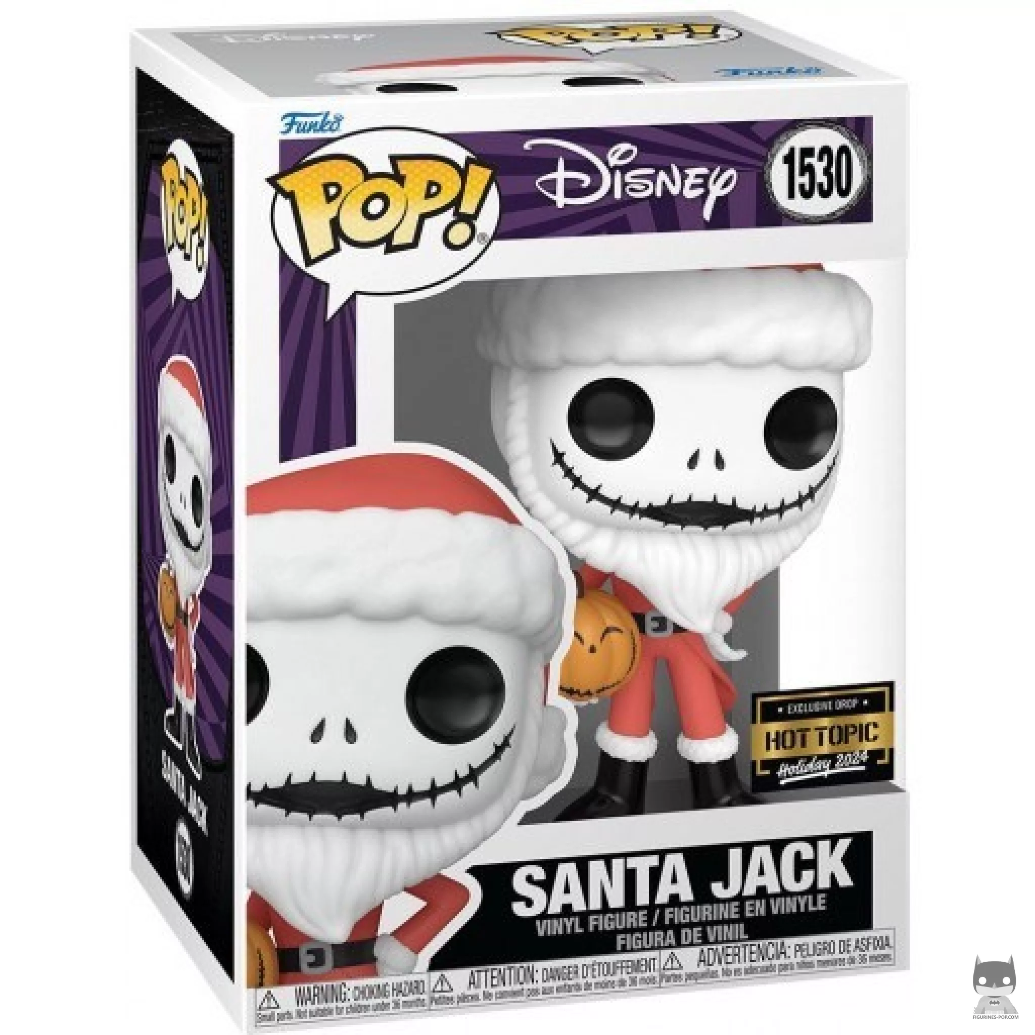 Santa Jack Funko Pop! figure in its box