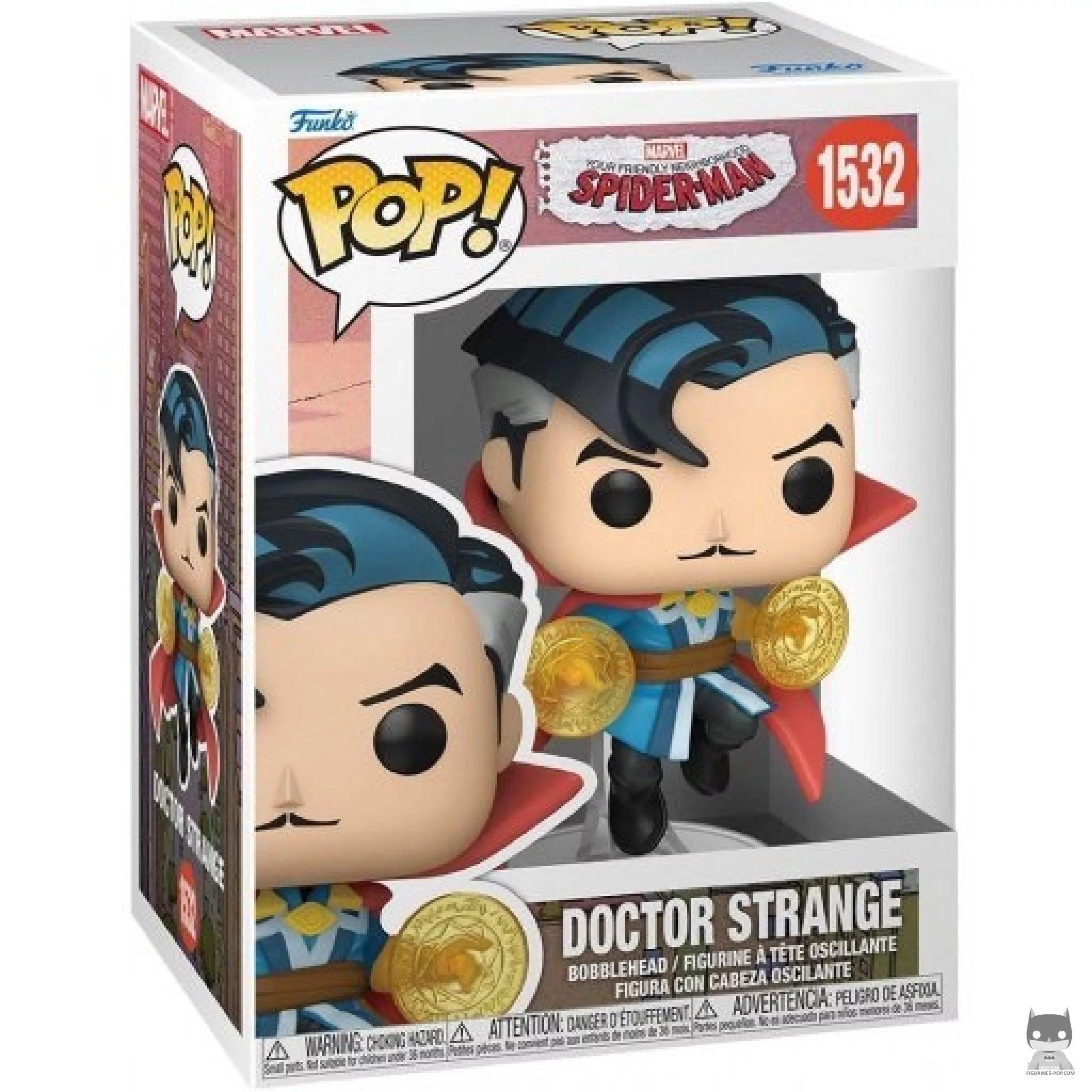 Doctor Strange Funko Pop! figure in its box
