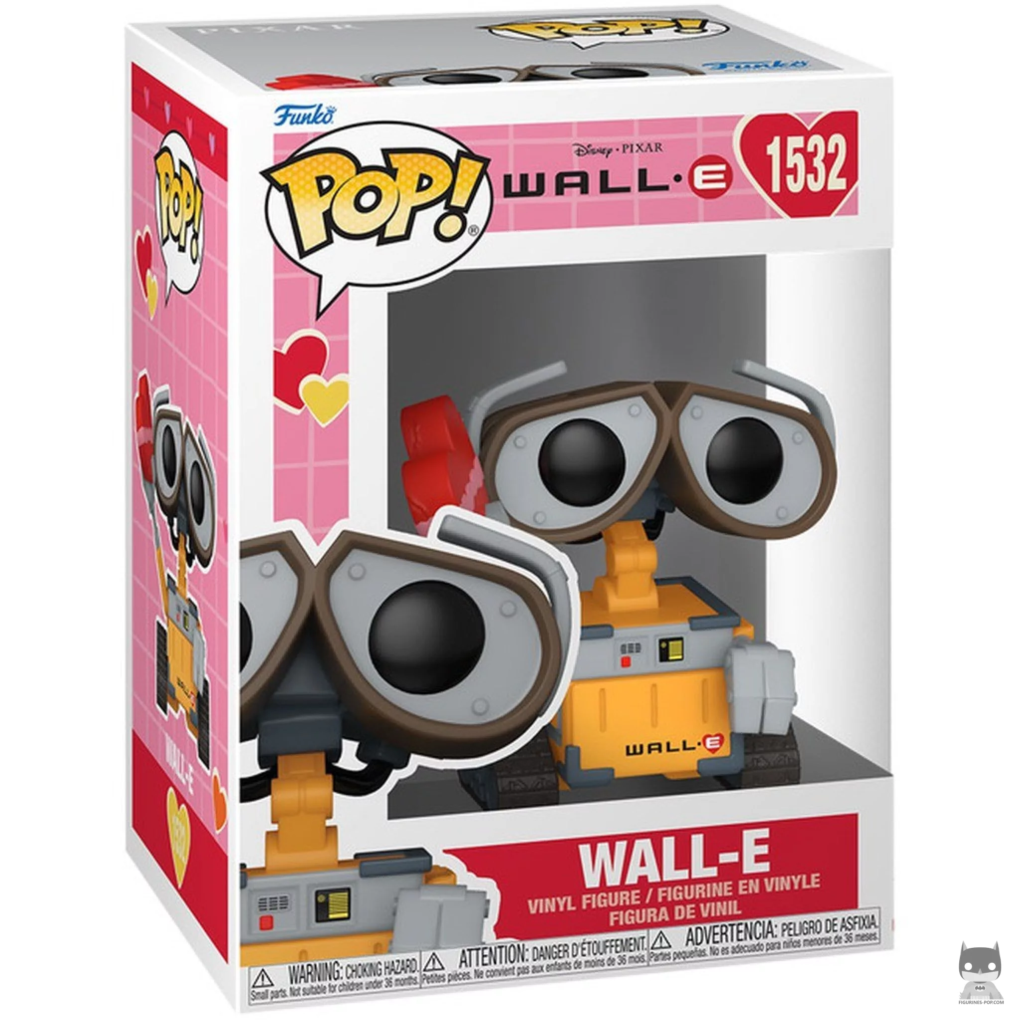 Wall-E (Valentine) Funko Pop! figure in its box