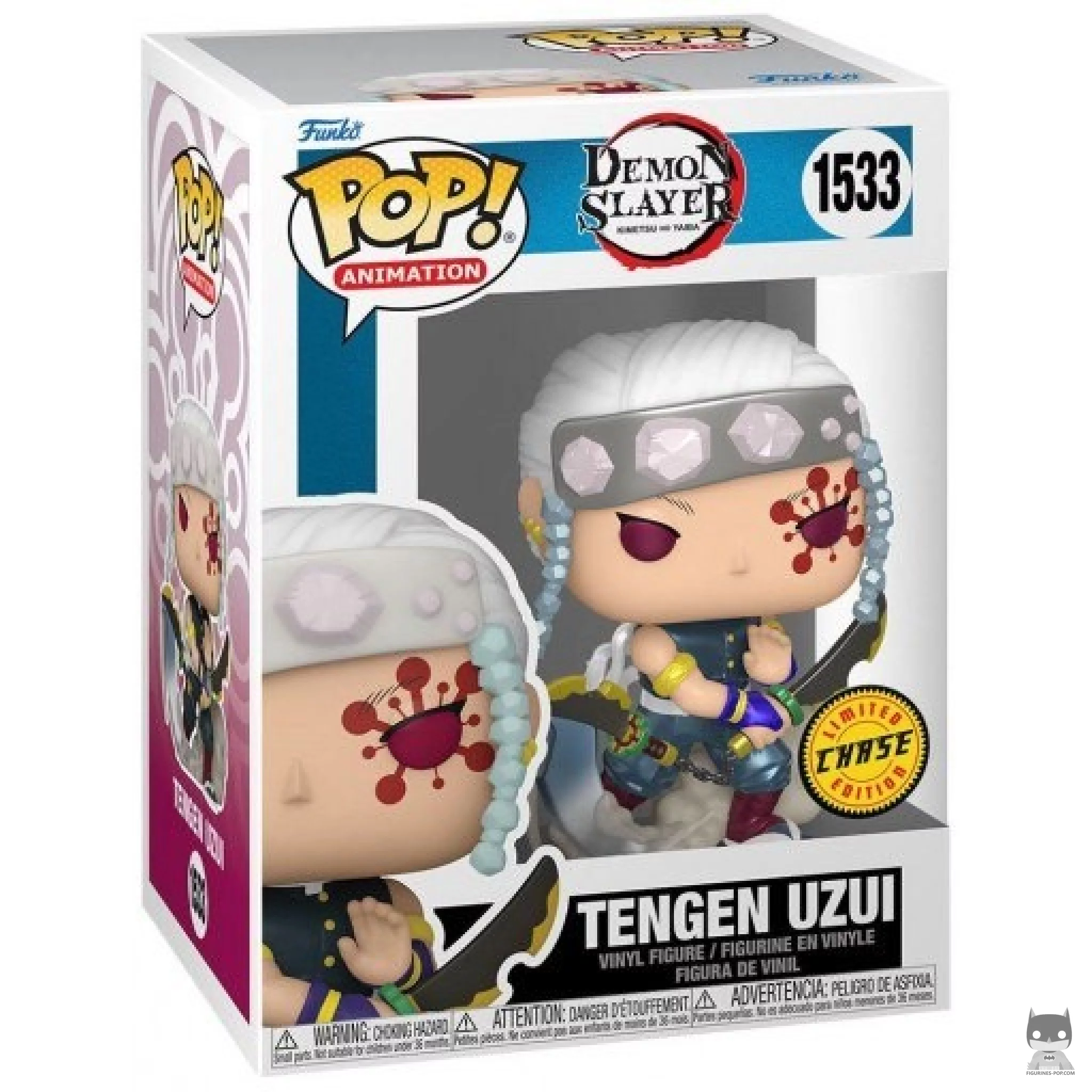Tengen Uzui (Chase & Metallic) Funko Pop! figure in its box