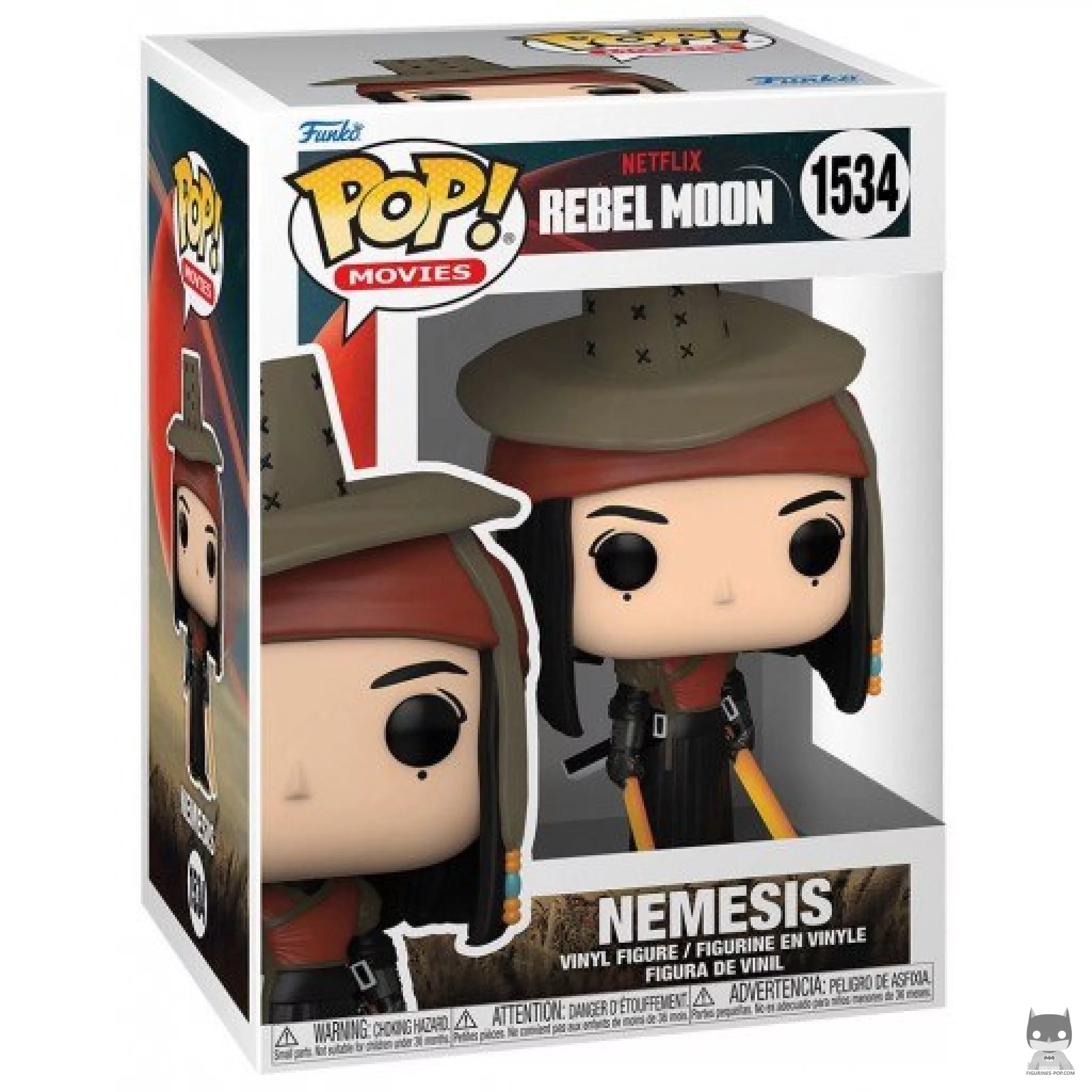 Nemesis Funko Pop! figure in its box
