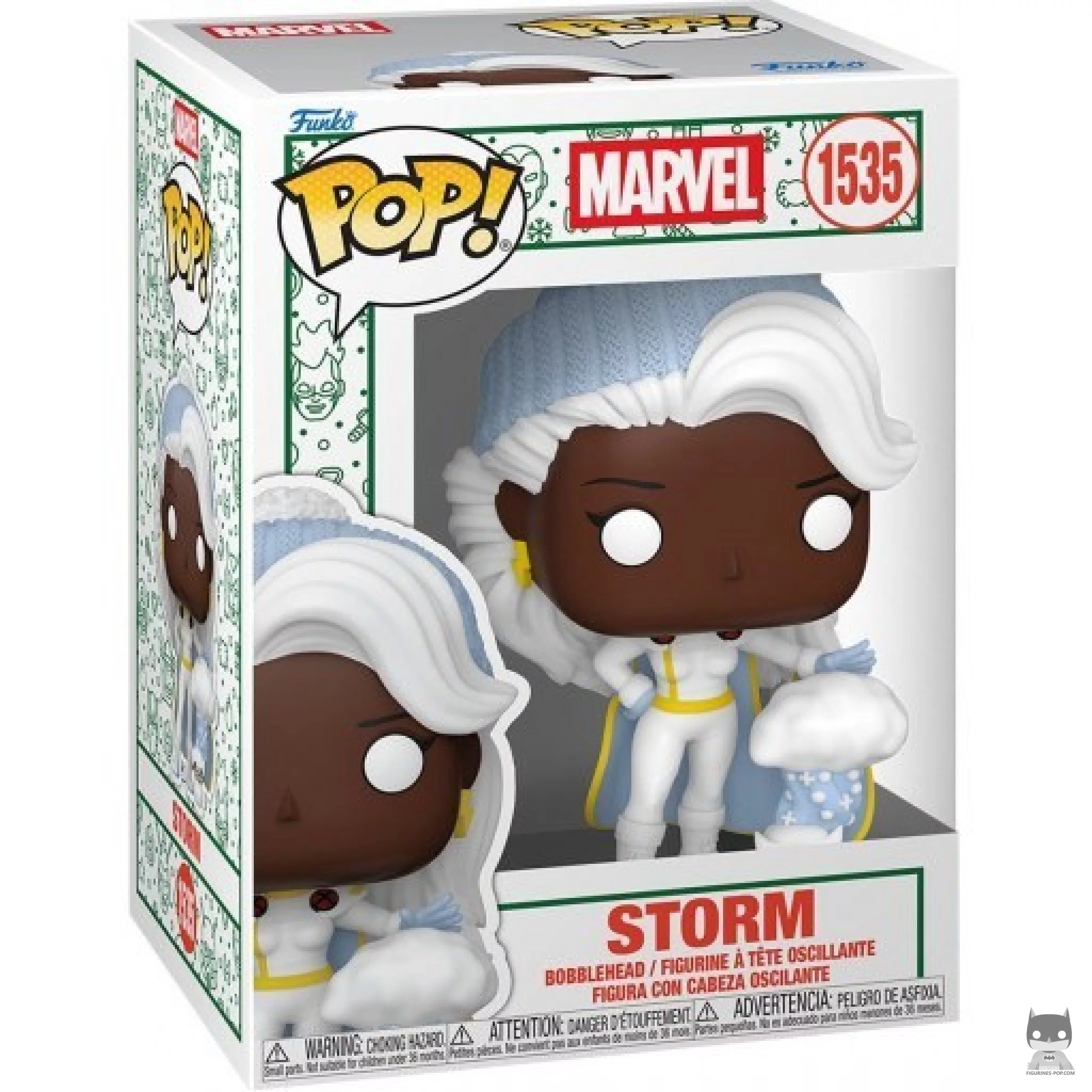 Storm (Holiday) Funko Pop! figure in its box