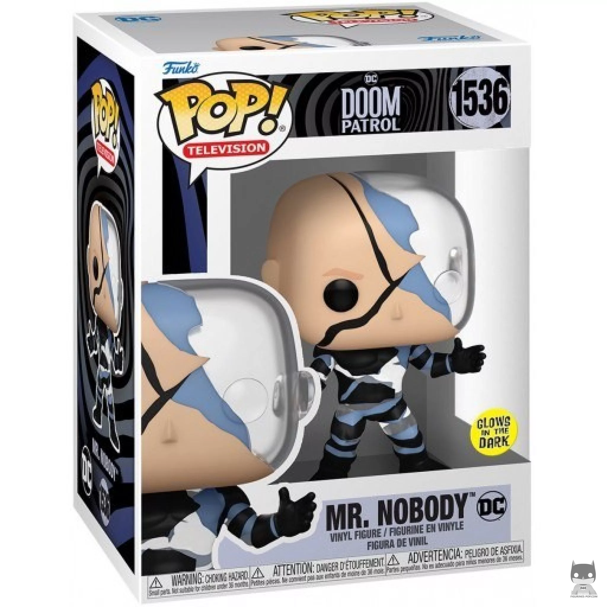Mr. Nobody (Glow in the Dark) Funko Pop! figure in its box
