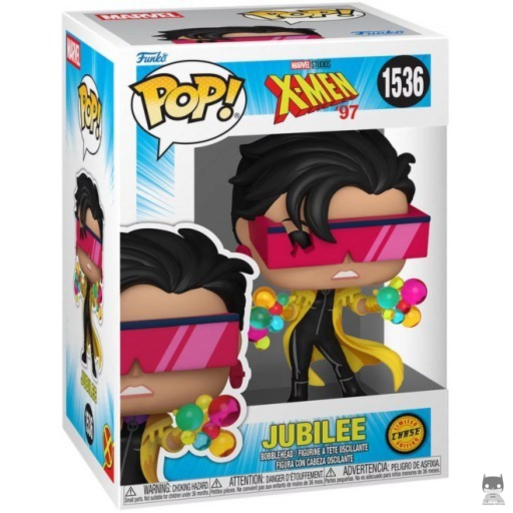 Jubilee (Chase) Funko Pop! figure in its box