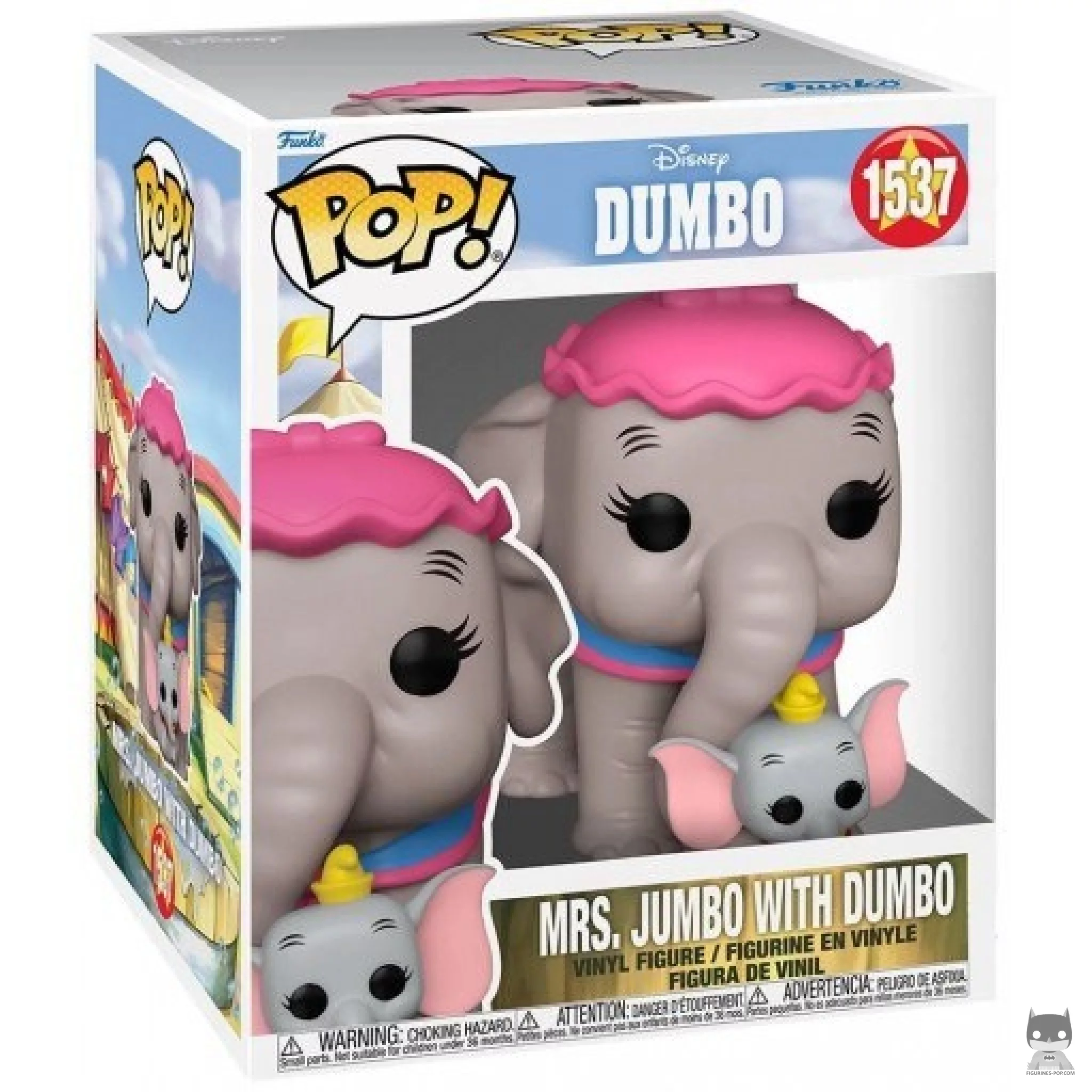 Mrs Jumbo & Dumbo (SuperSized) Funko Pop! figure in its box