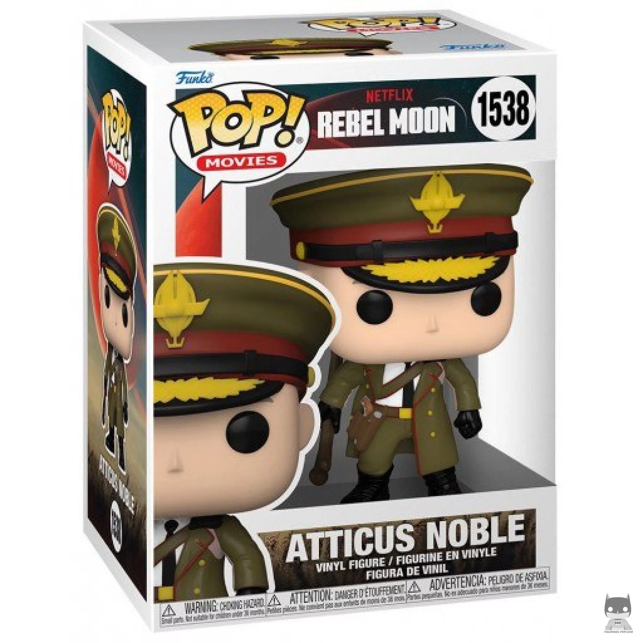 Atticus Noble Funko Pop! figure in its box