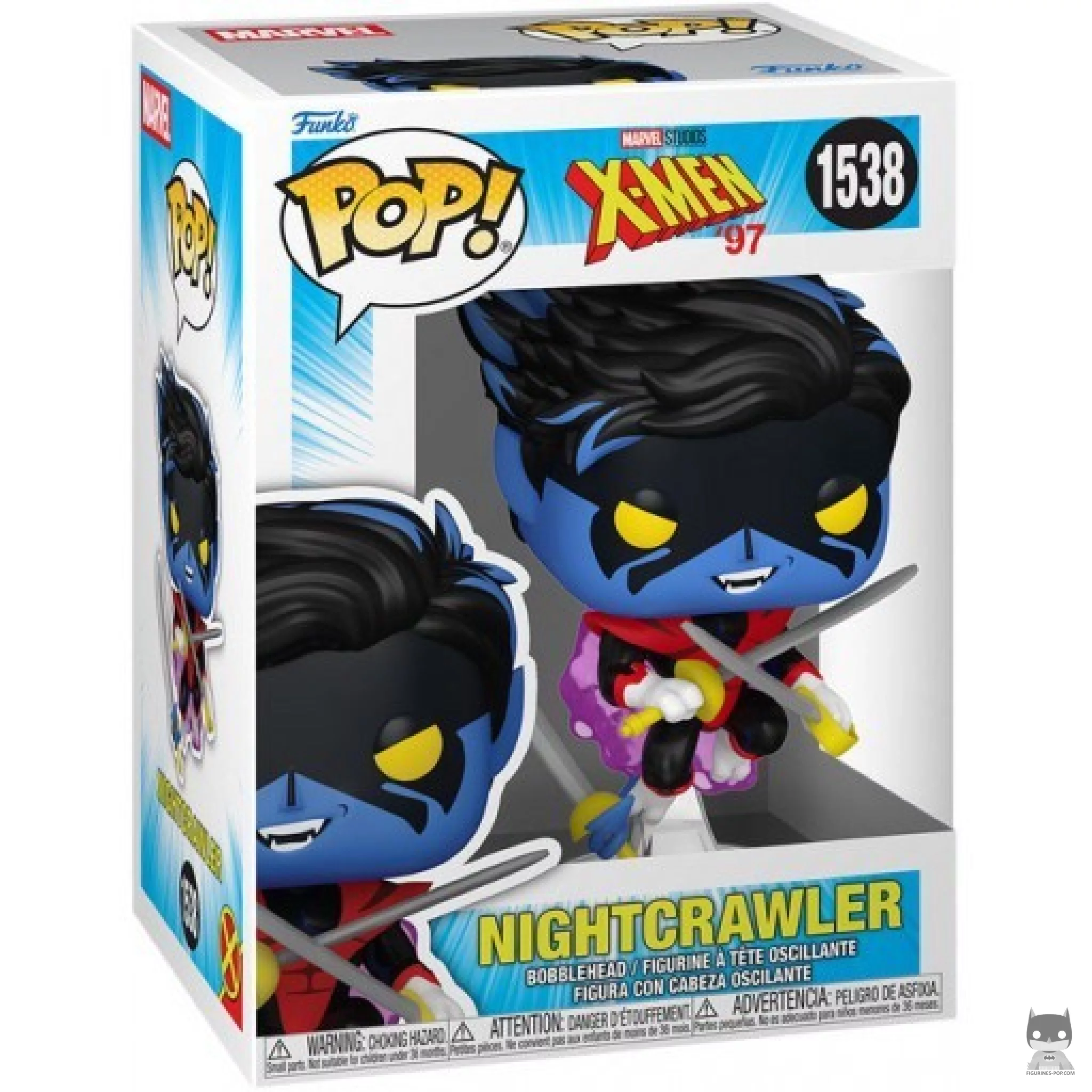 Nightcrawler Funko Pop! figure in its box