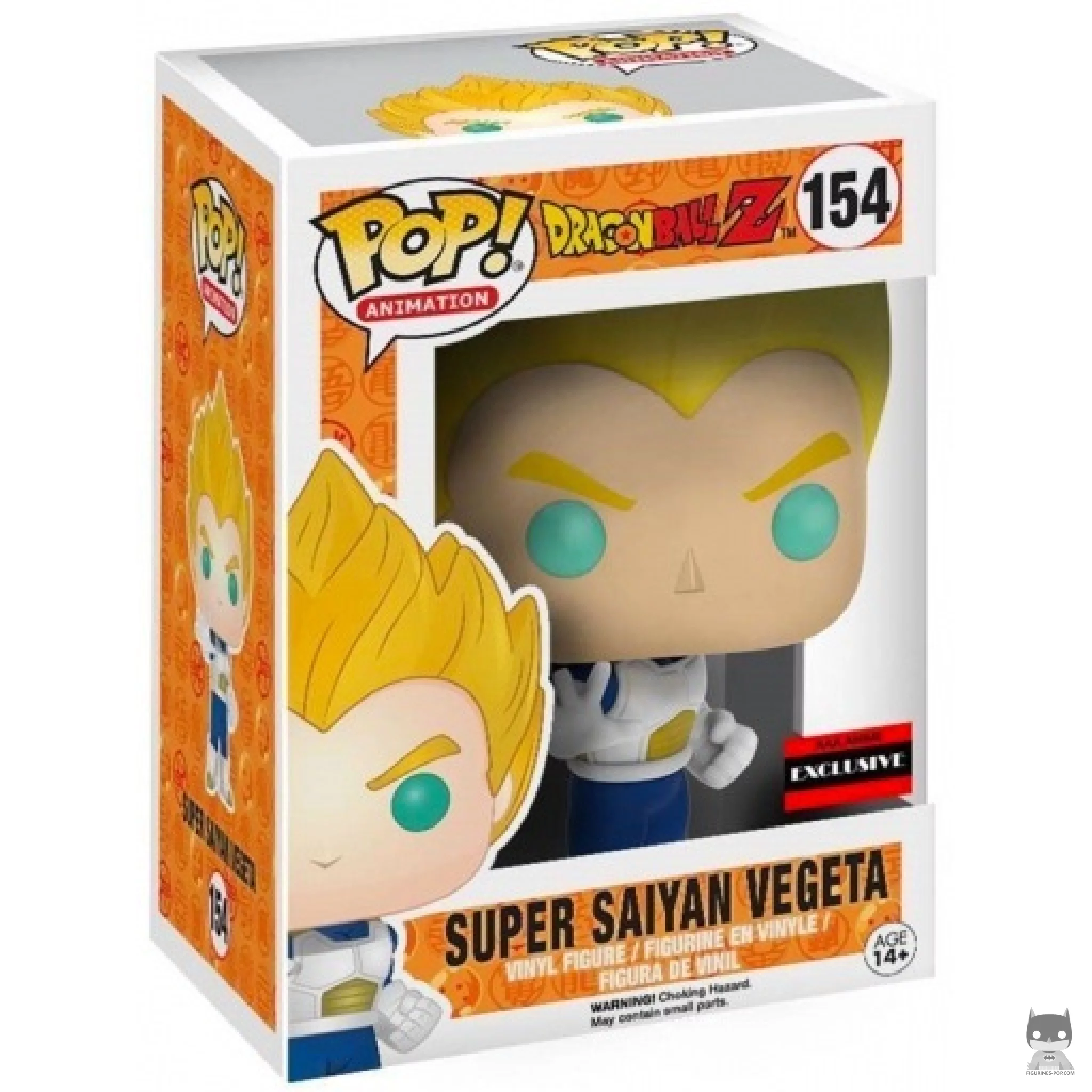Super Saiyan Vegeta Funko Pop! figure in its box