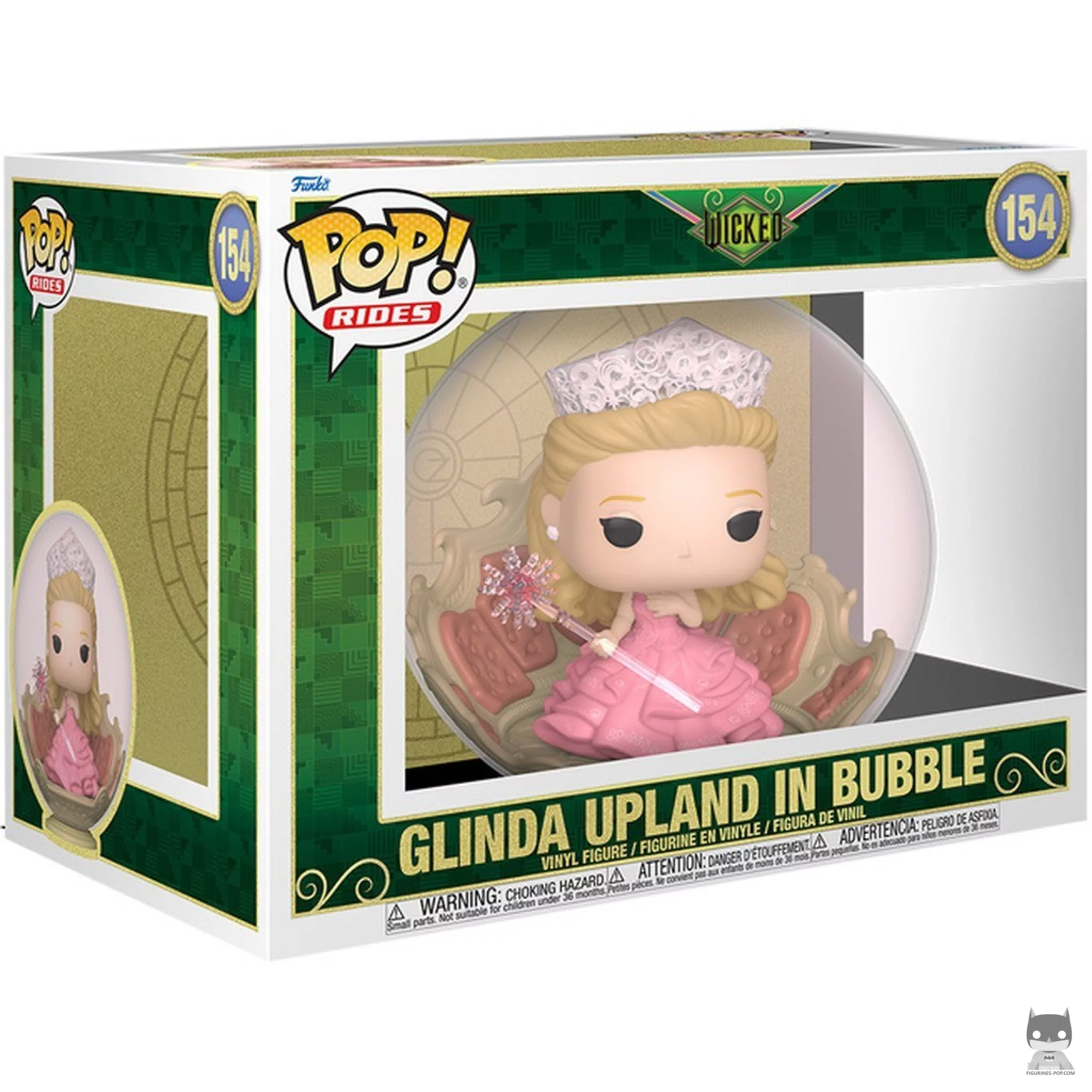 Glinda Upland in Bubble Funko Pop! figure in its box