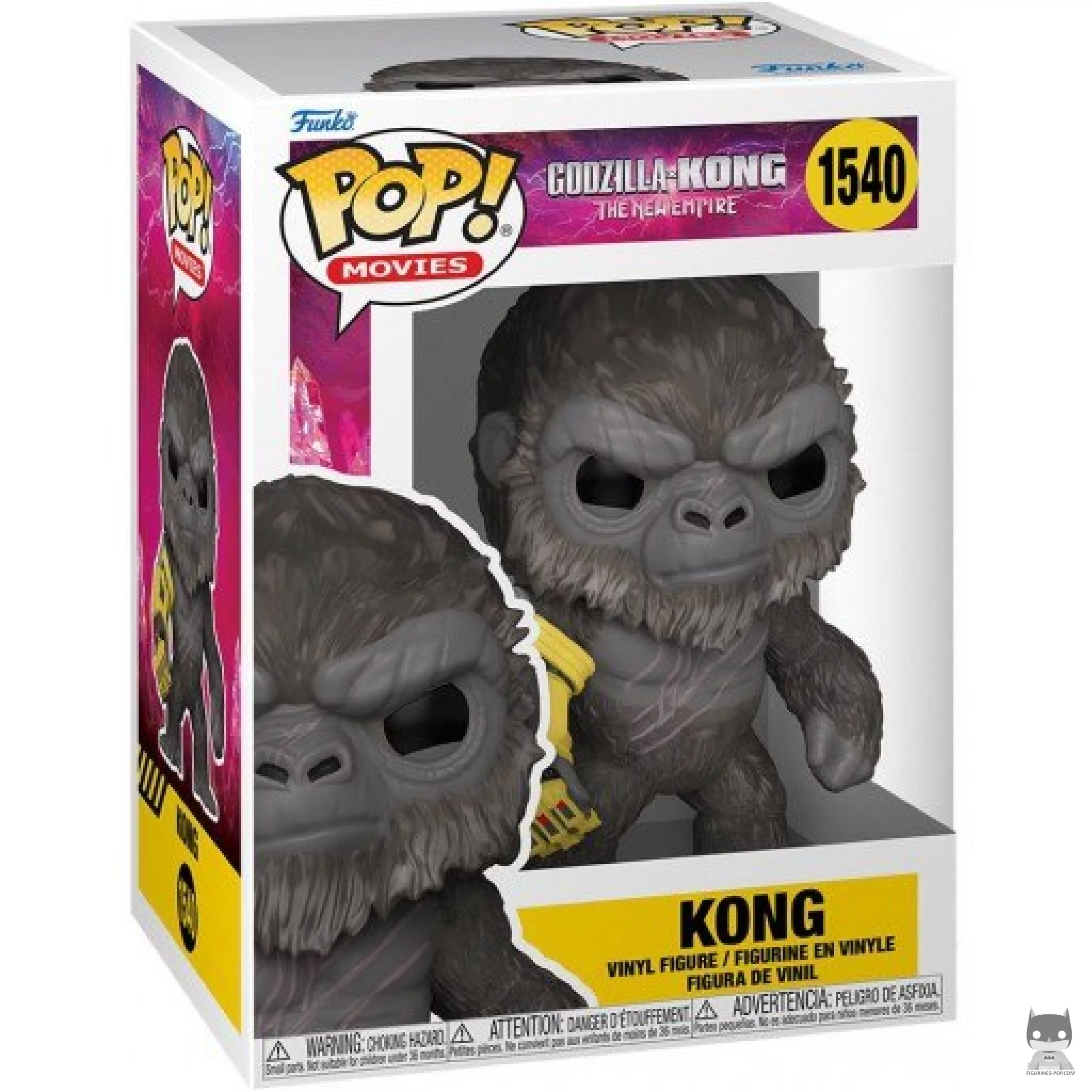 Kong with Mechanized Arm Funko Pop! figure in its box