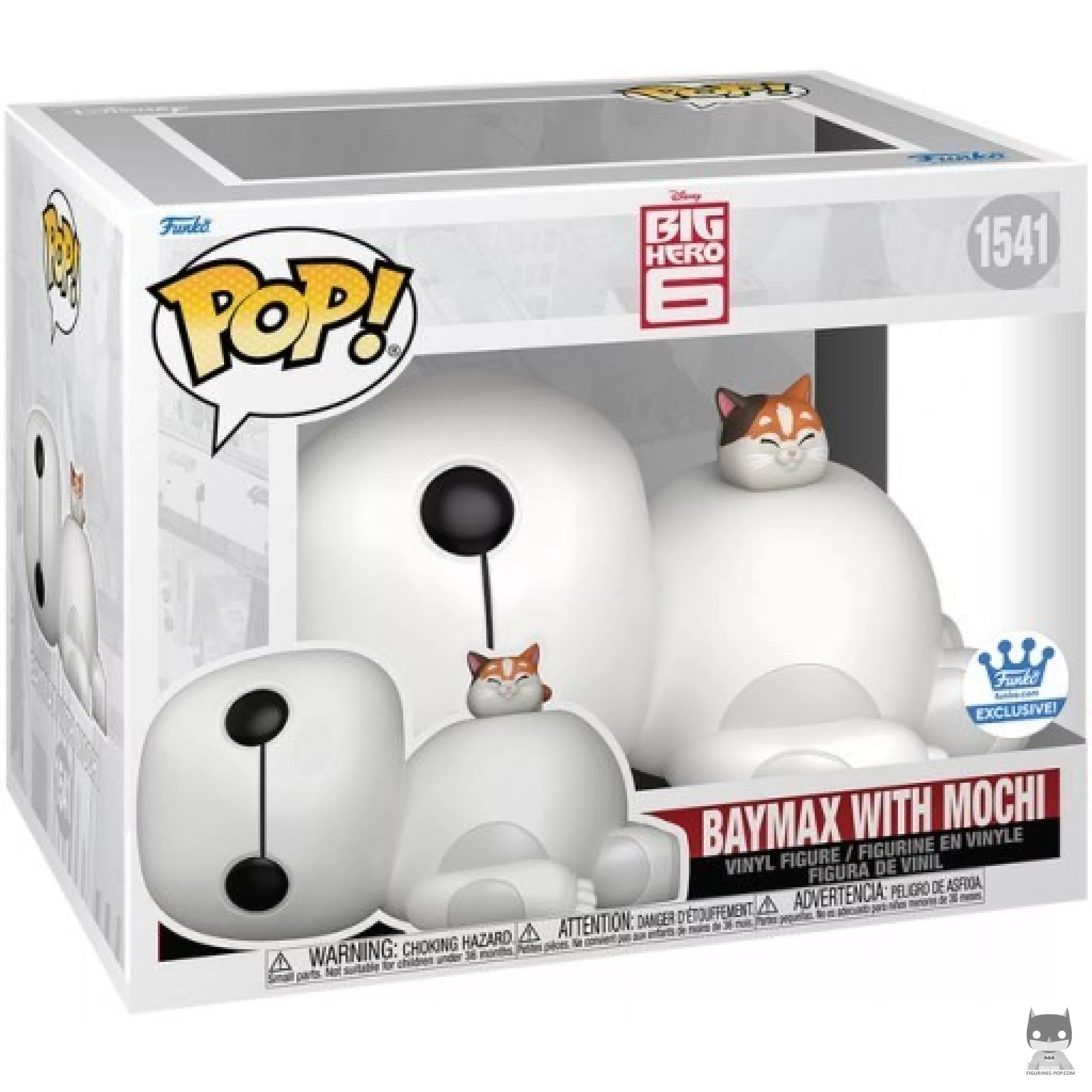 Baymax with Mochi (SuperSized) Funko Pop! figure in its box