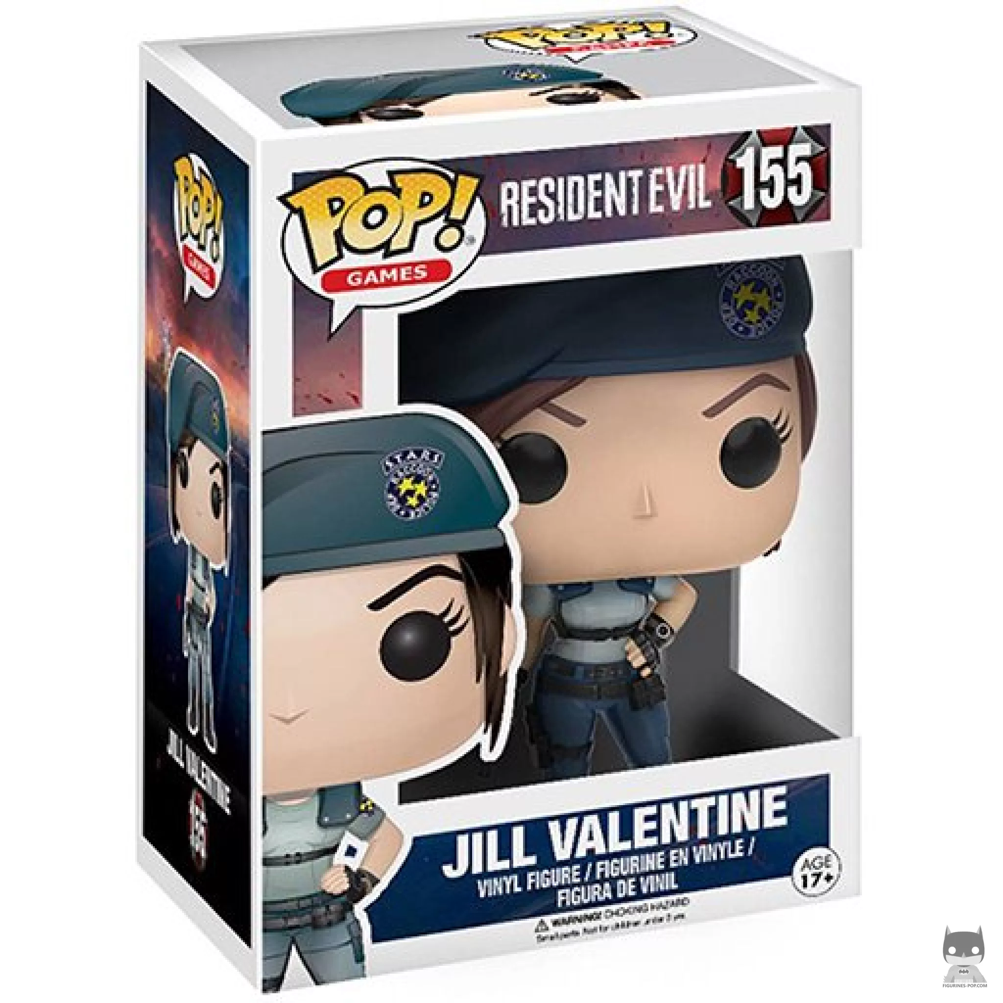 Jill Valentine Funko Pop! figure in its box