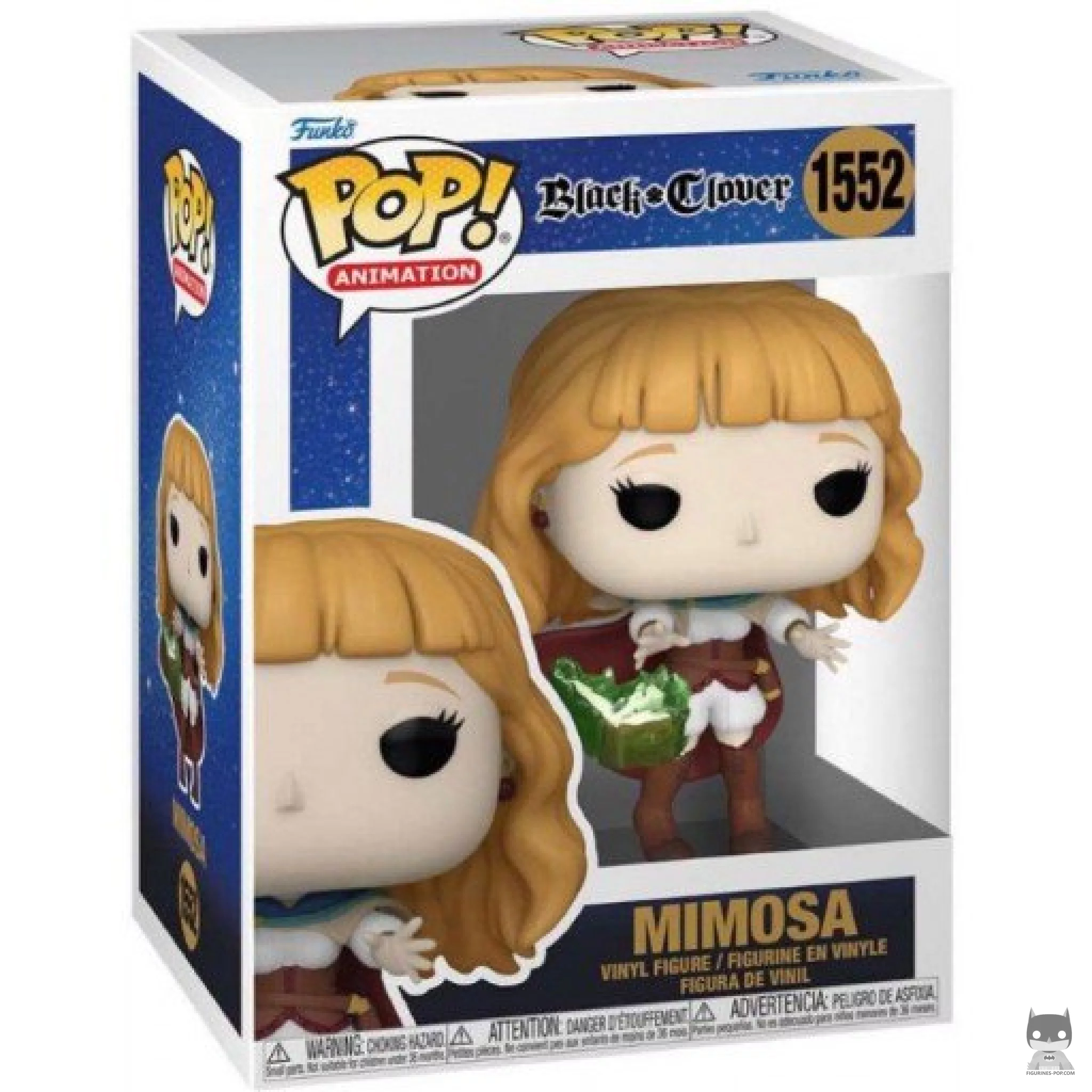 Mimosa Funko Pop! figure in its box