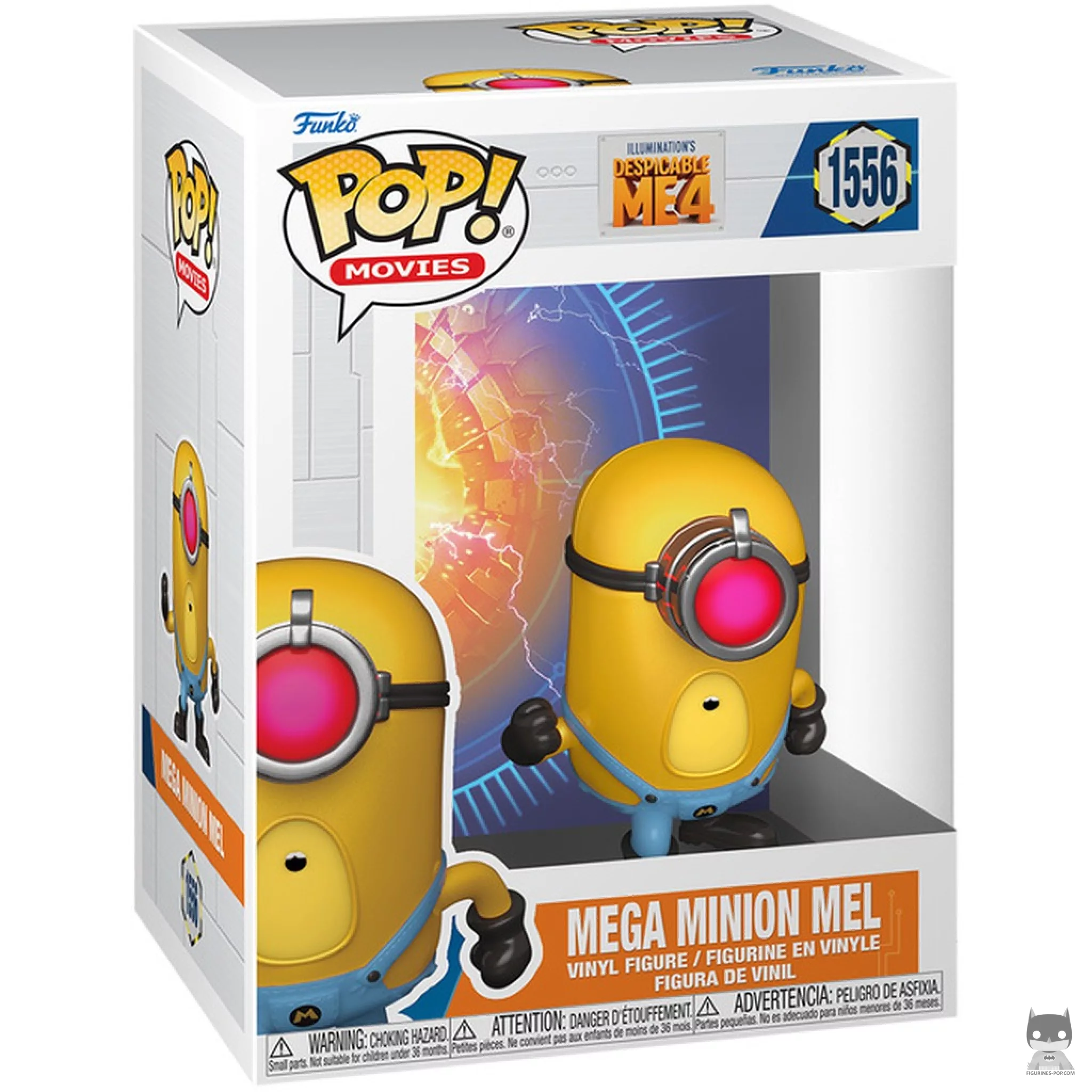 Mega Minion Mel Funko Pop! figure in its box