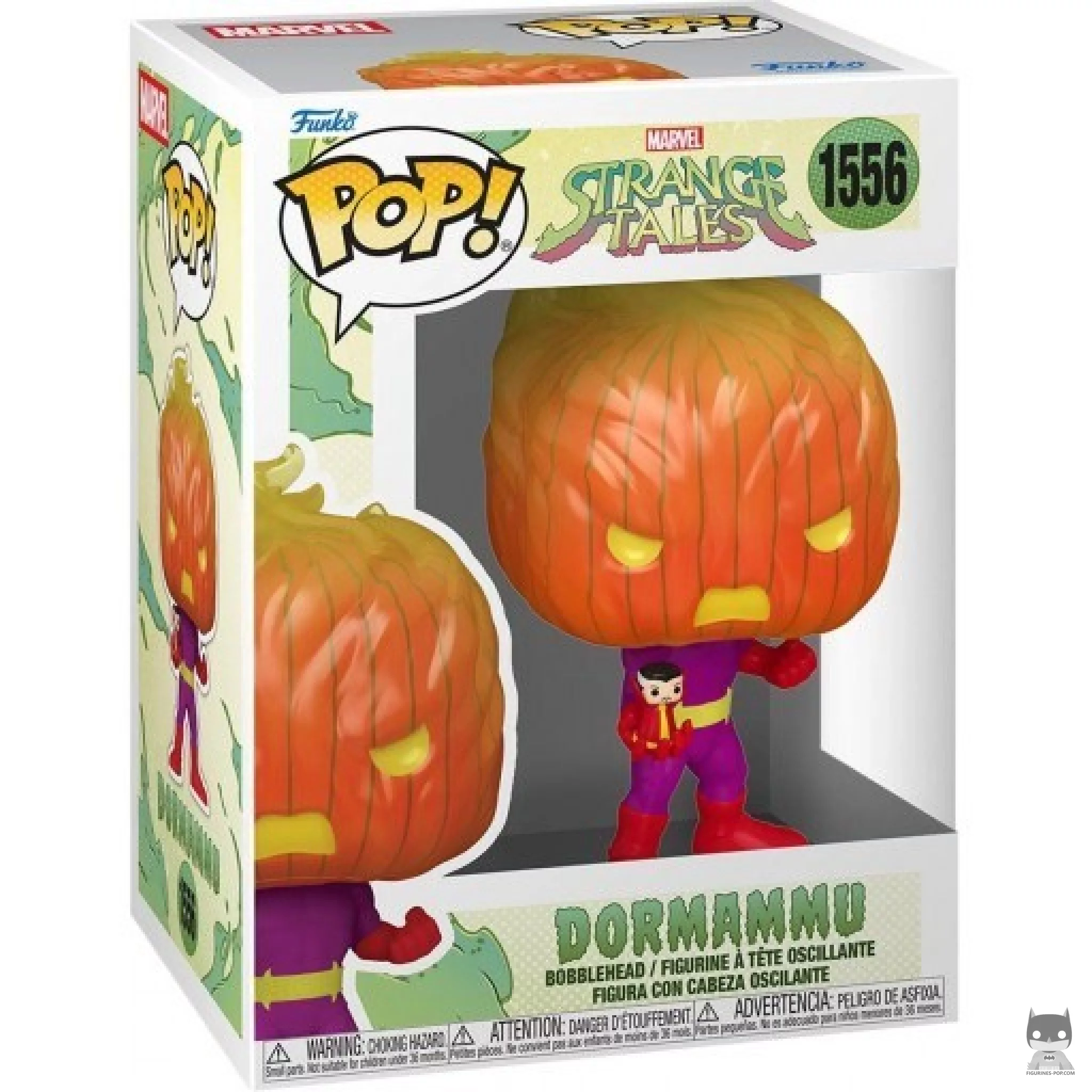 Dormammu Funko Pop! figure in its box
