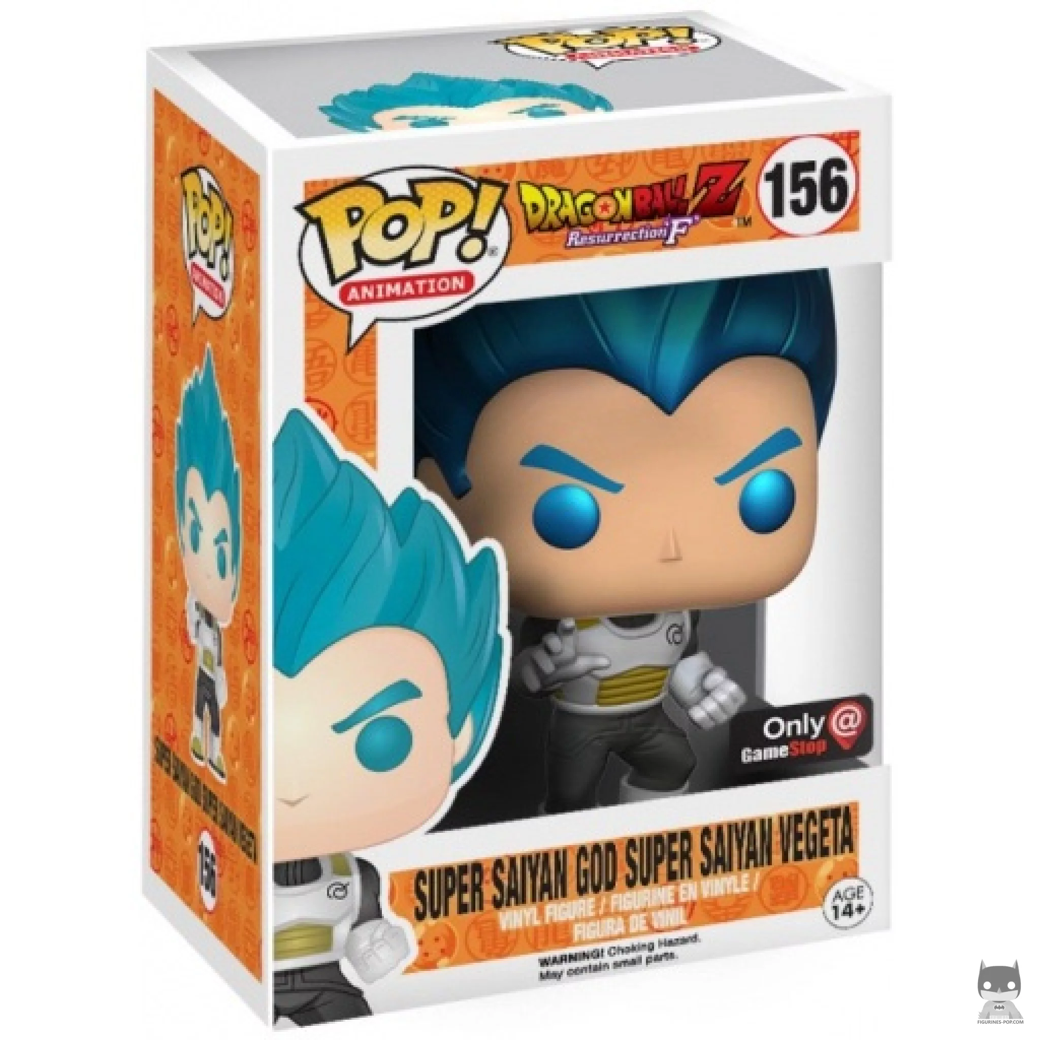 Super Saiyan God Super Saiyan Vegeta (Metallic) Funko Pop! figure in its box