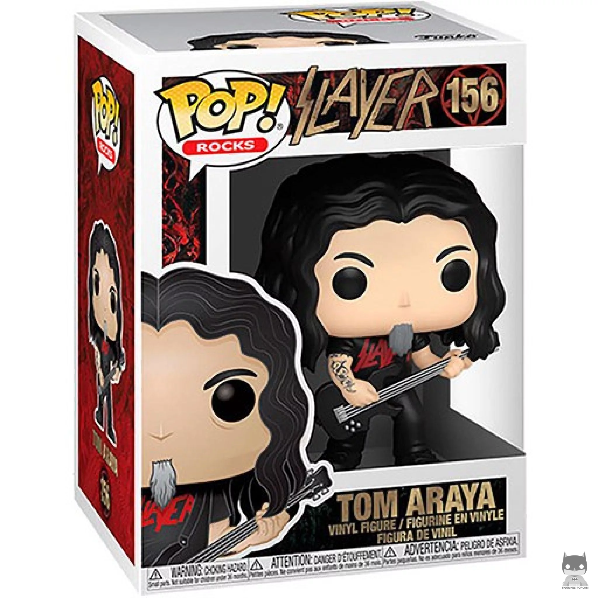 Tom Araya Funko Pop! figure in its box